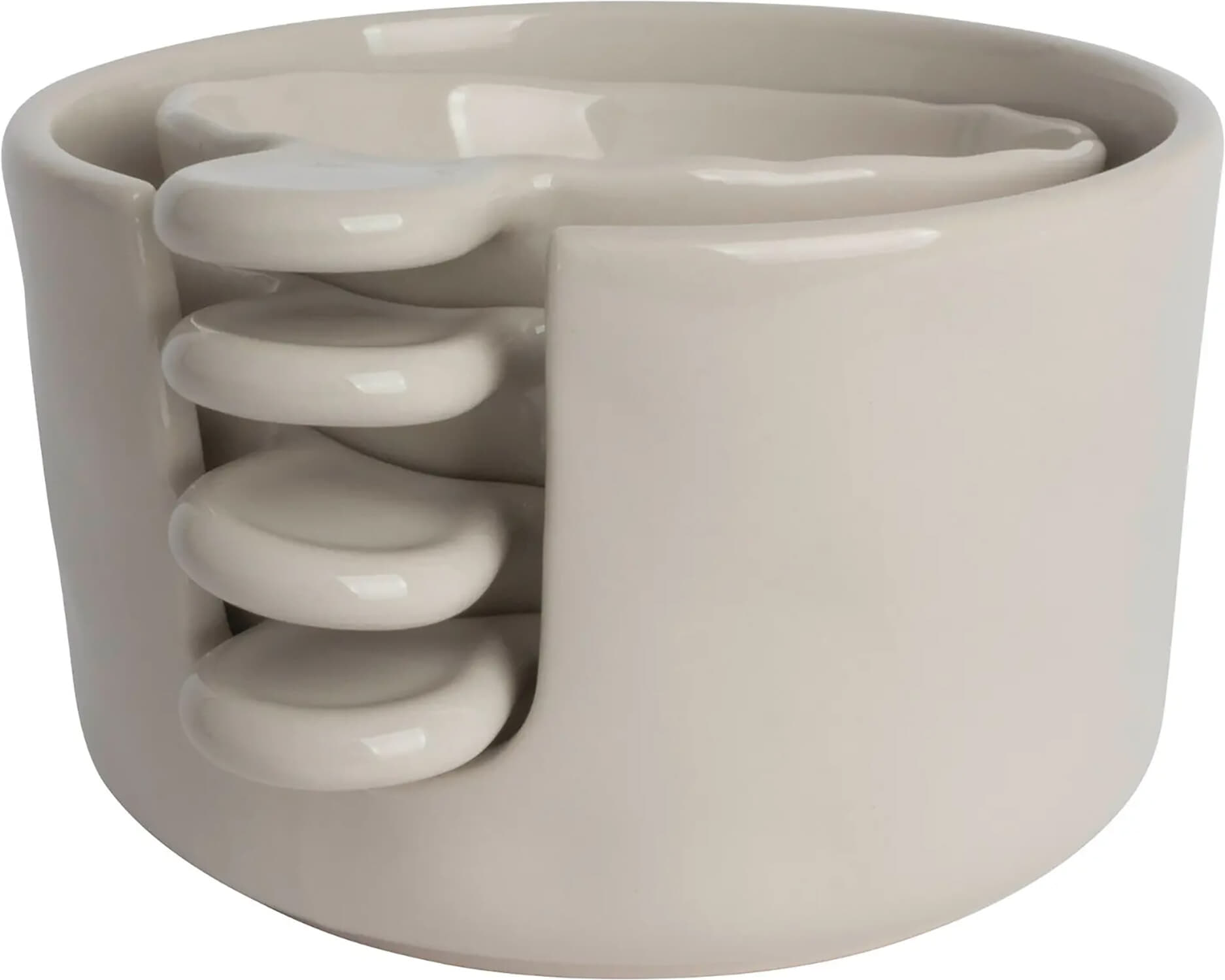 Gusta Serveerset Ø11,5cm S/5 Kaki