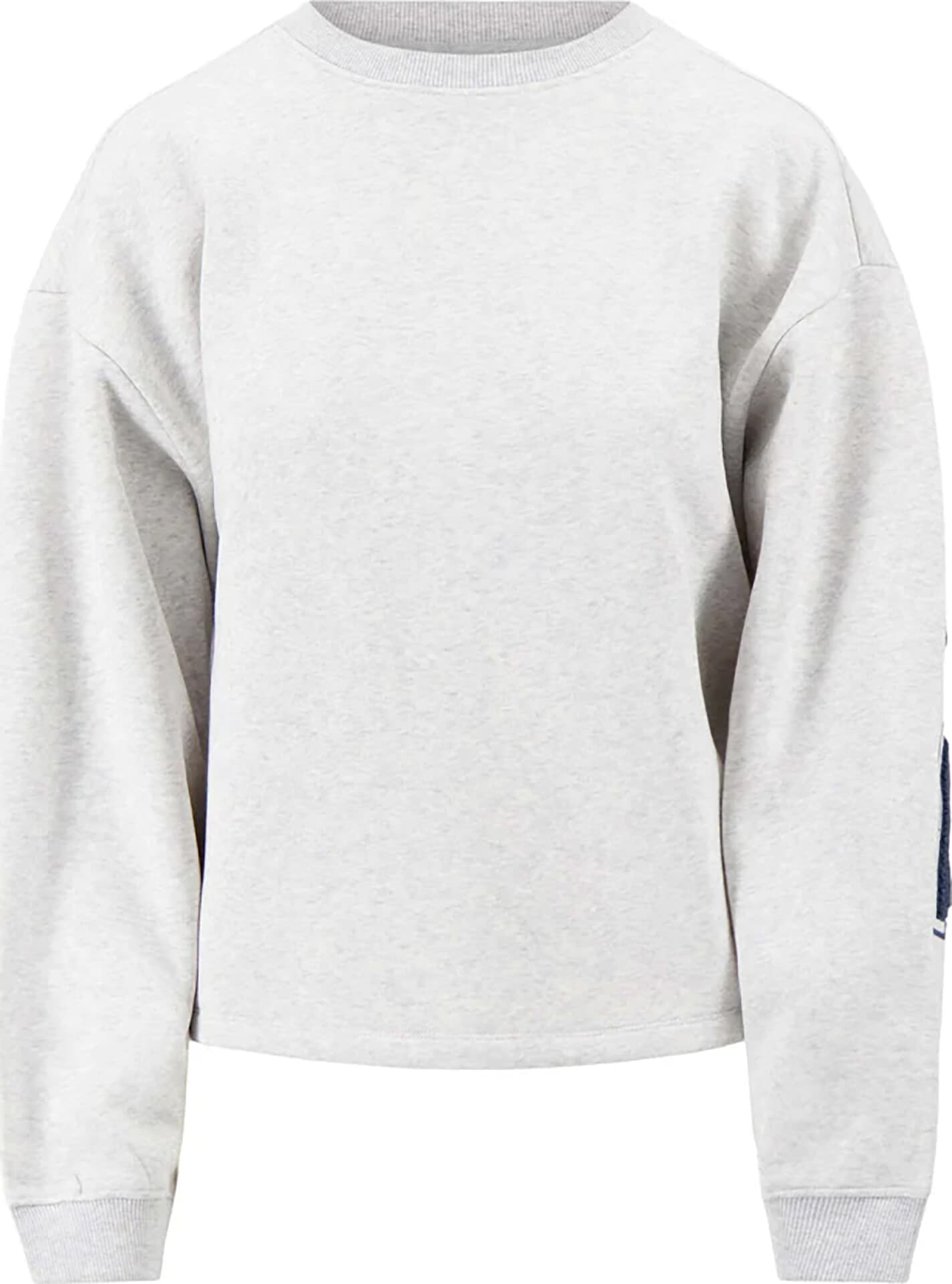 Zusss Sweater Met Tekst Grijs