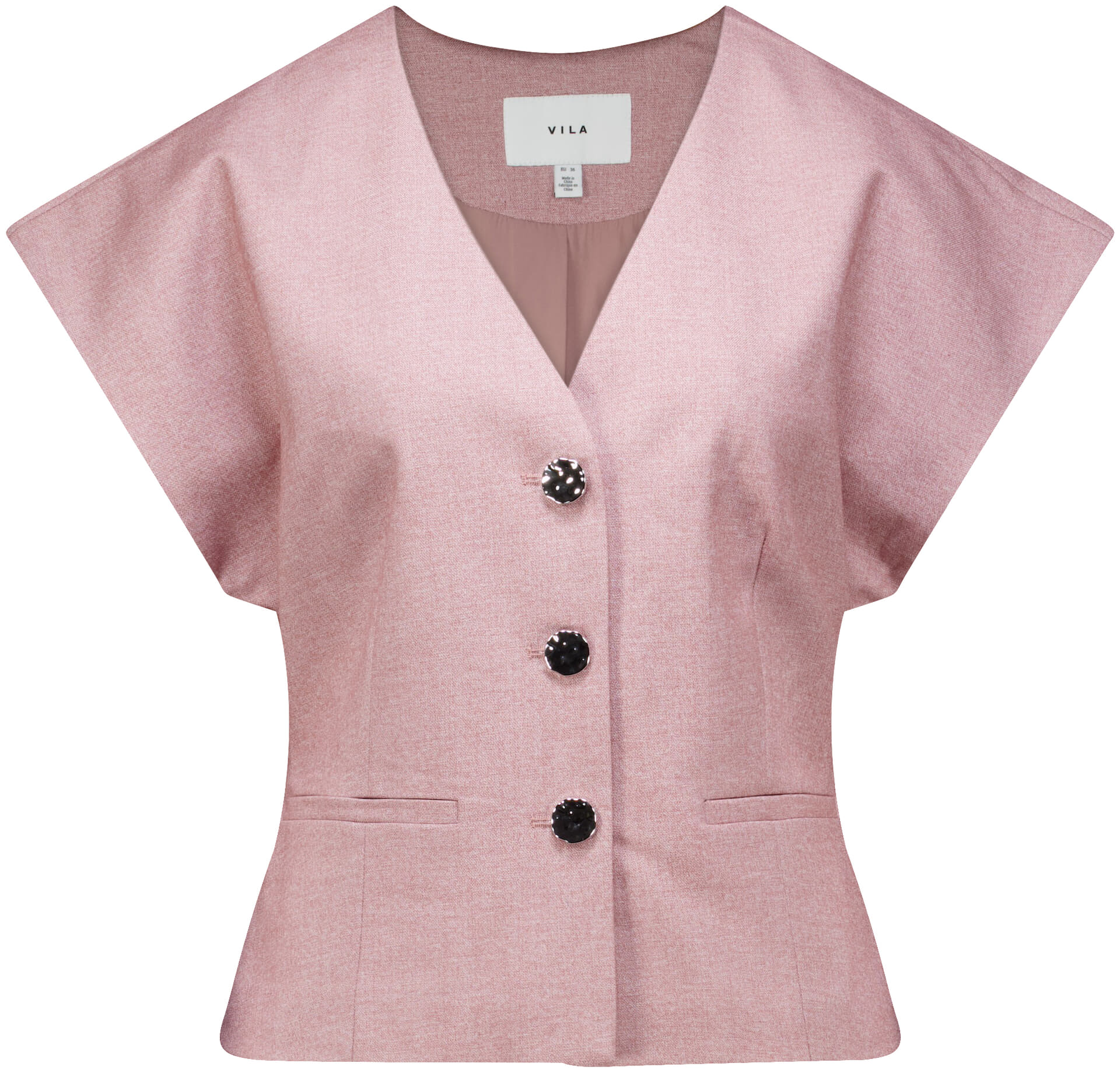 Vila Blazer Keep V-hals Roze