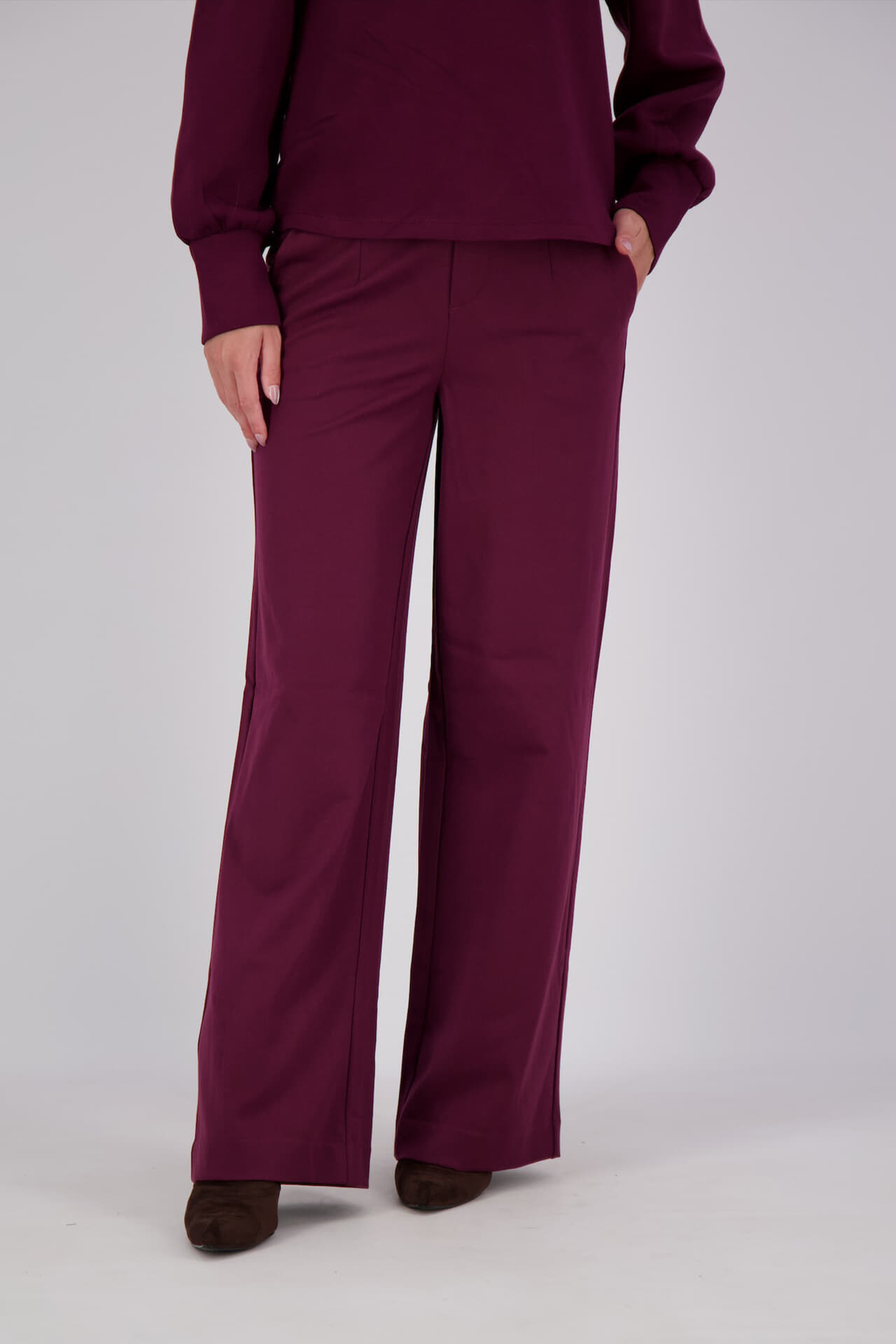 Object Pantalon Lisa  Bordeaux Rood