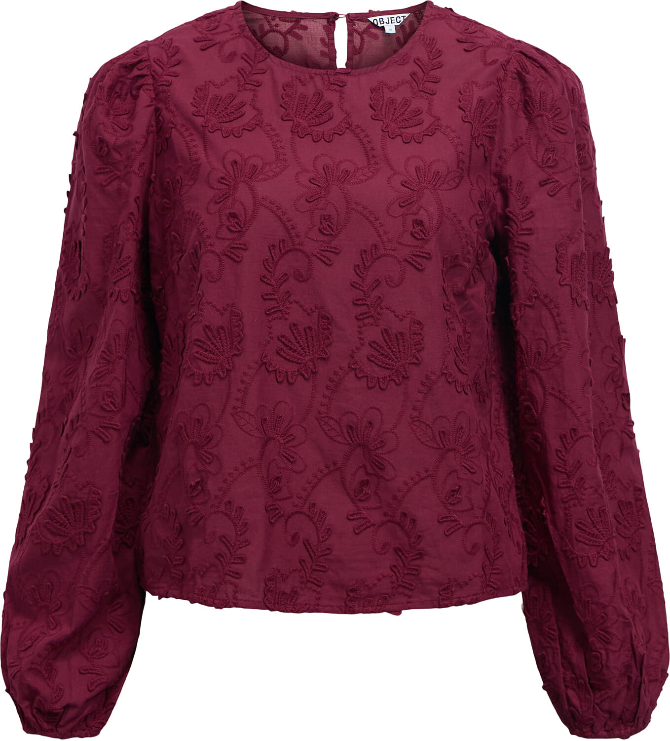 Object Top Mya Bordeaux Rood