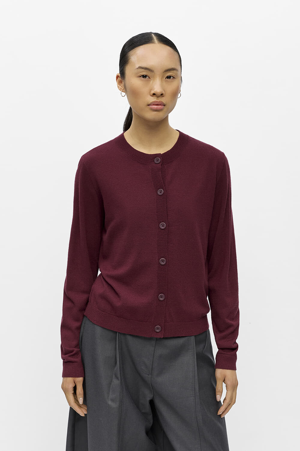 Object Vest  Bordeaux Rood