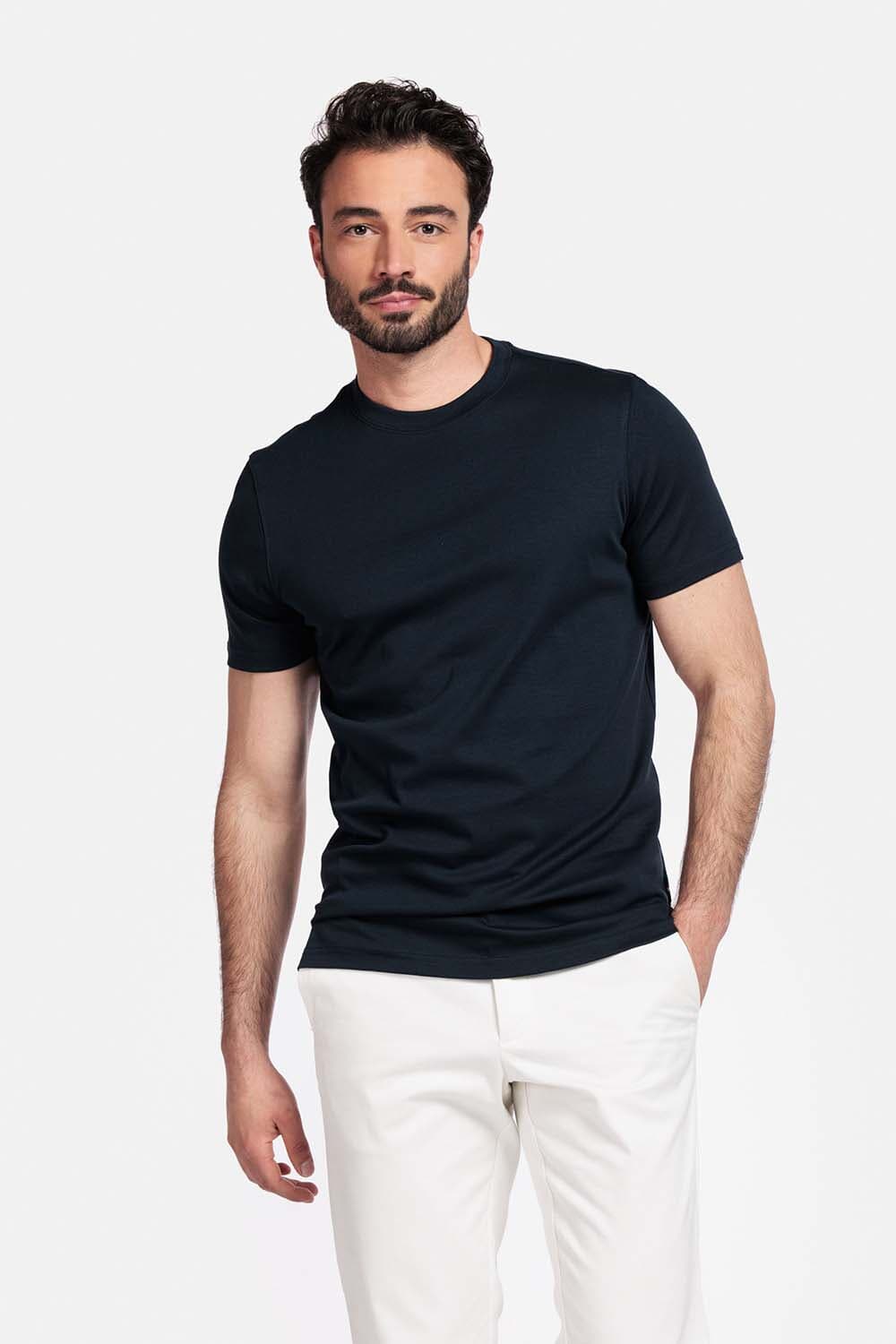 Giordano T-shirt Luca Navy