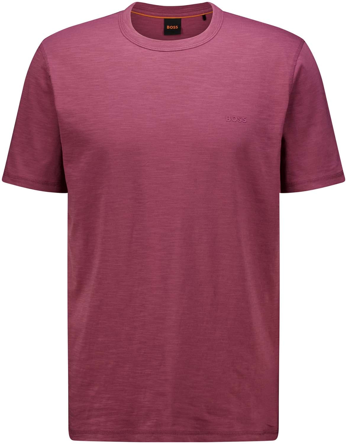 Boss Orange T-shirt Tegood Bordeaux Rood