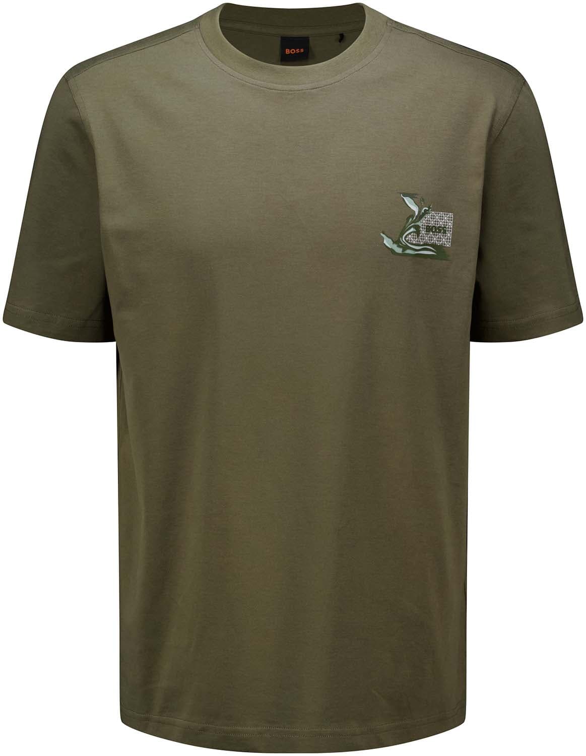 Boss Orange T-shirt Te-blueprint Army