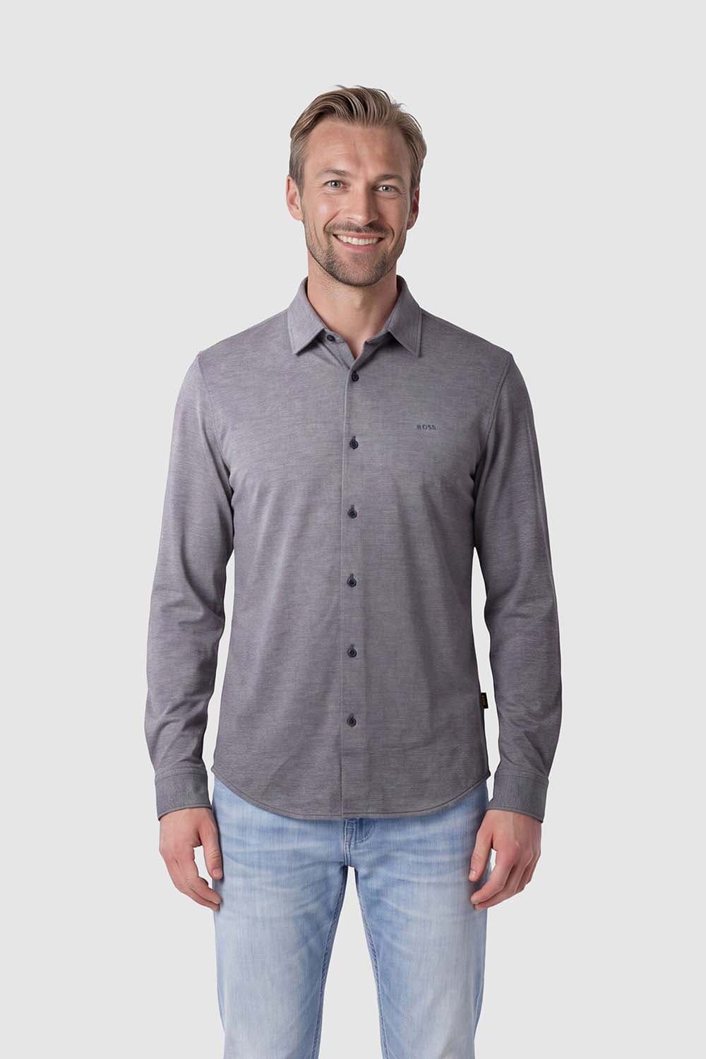 Boss Orange Overhemd  Navy