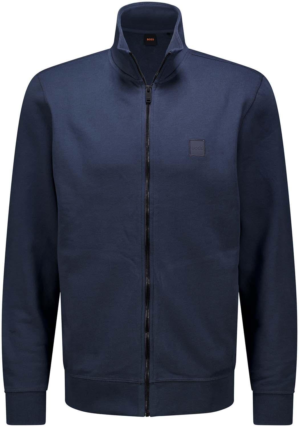 Boss Orange Sweatvest Zestart Navy