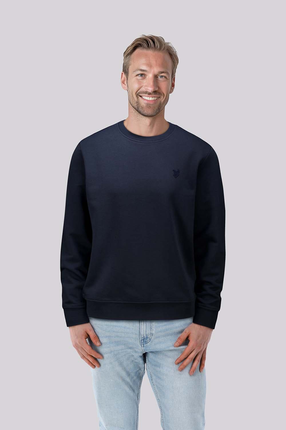 Lyle & Scott Sweater Tonal Navy