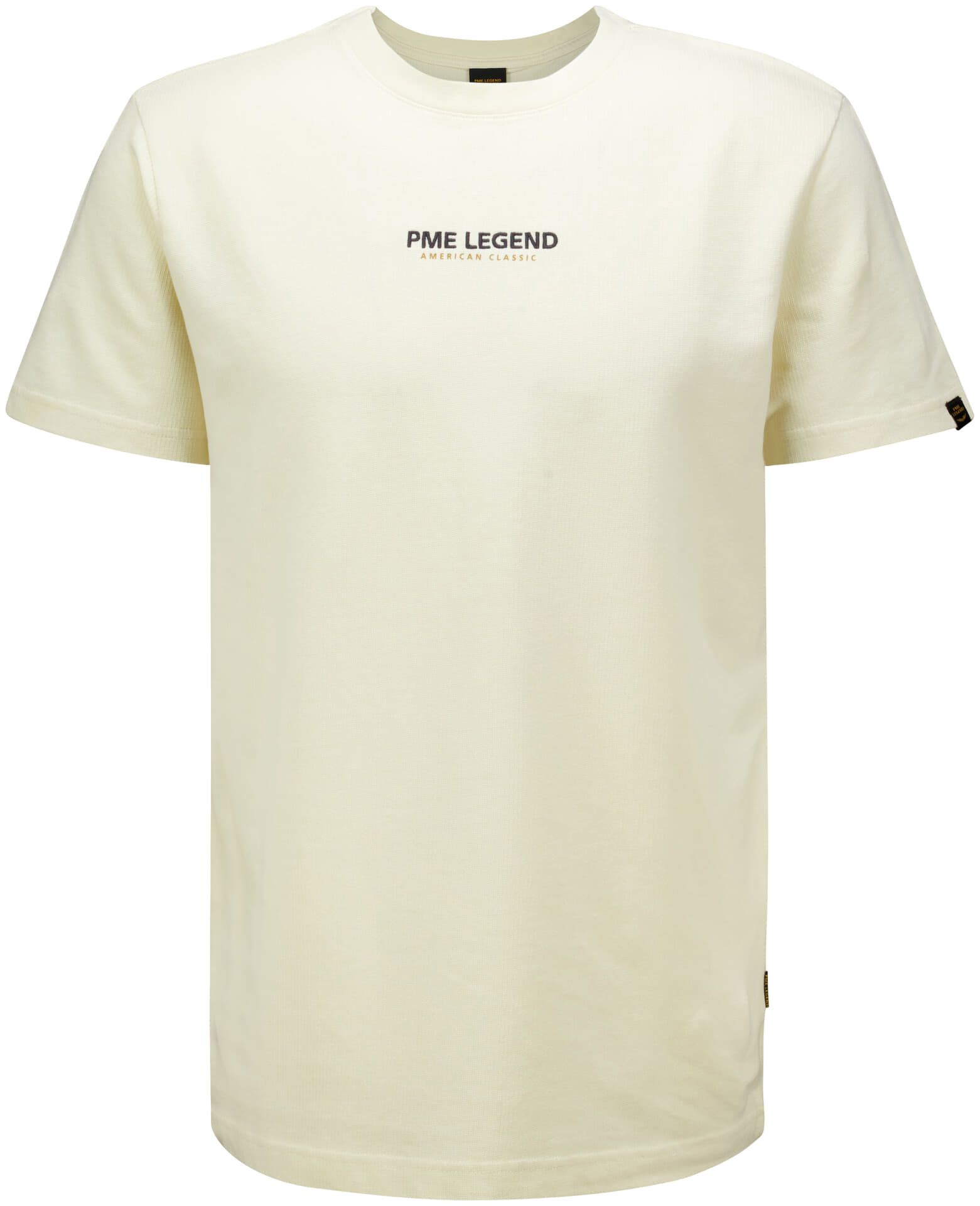 Pme Legend T-shirt Flat Waffle Jersey Beige