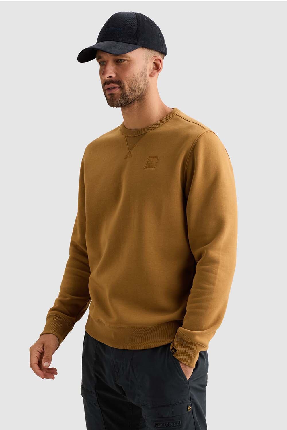 Pme Legend Trui soft fleece Bruin