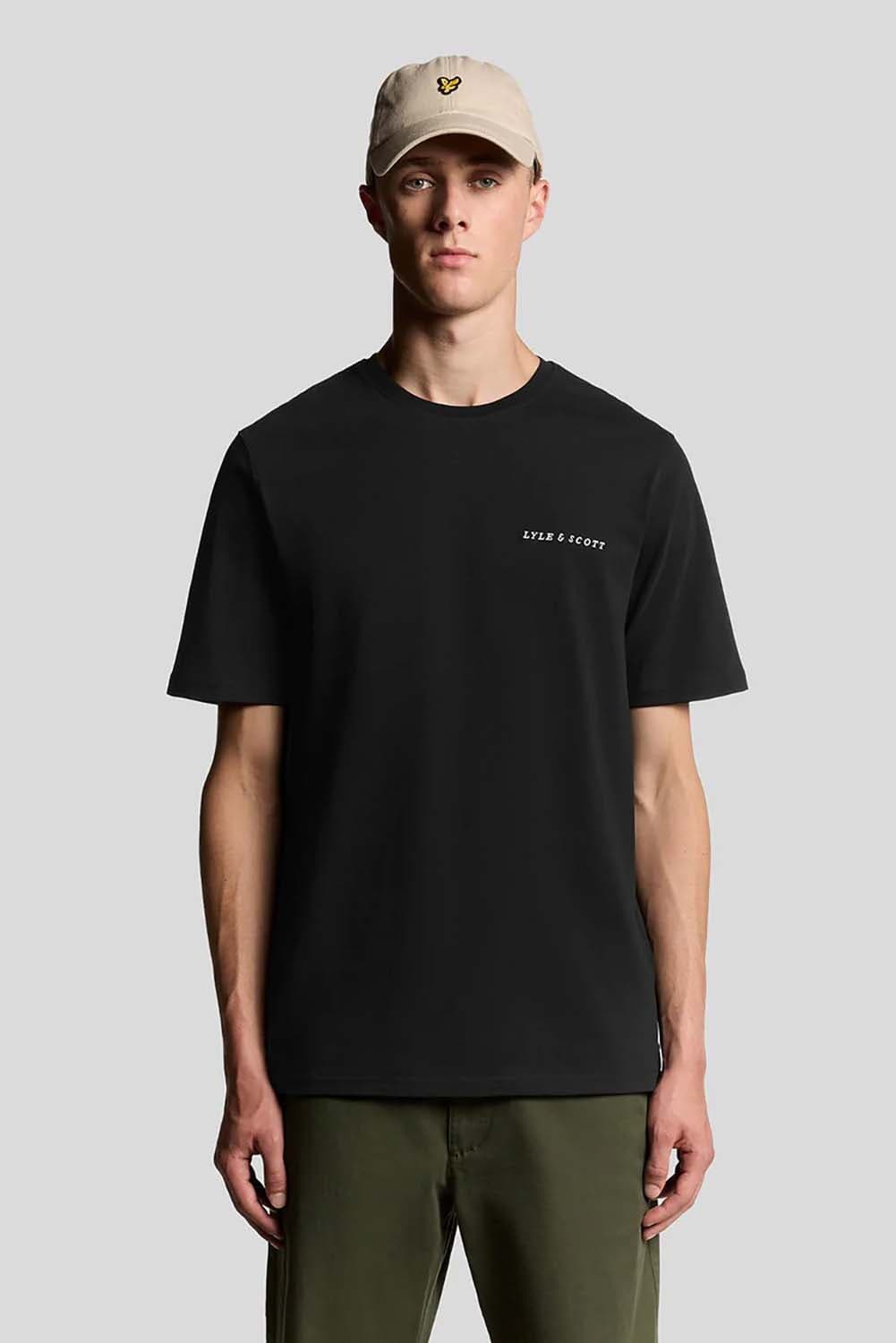 Lyle & Scott T-shirt Zwart