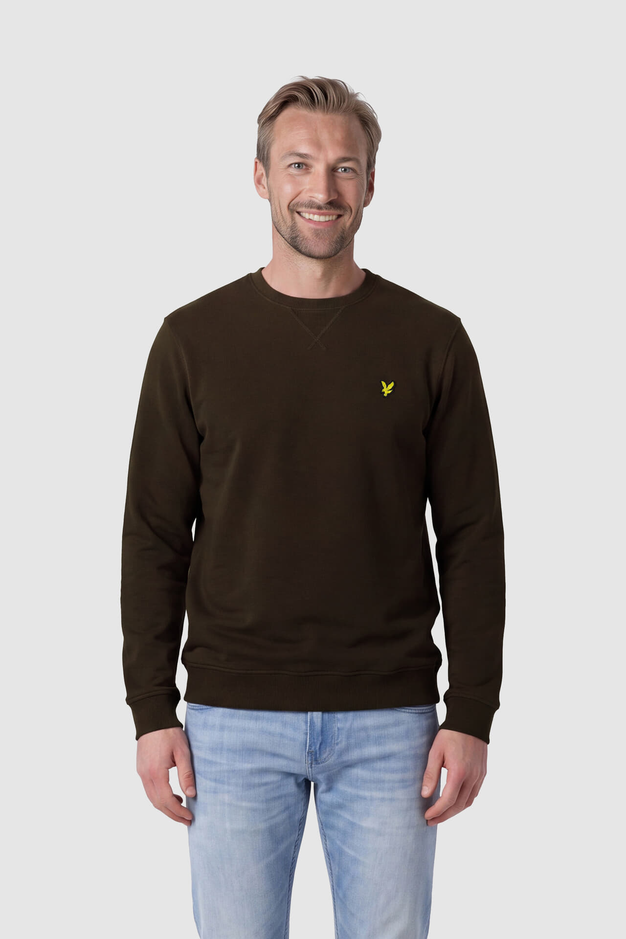 Lyle & Scott Sweater Crewneck Bruin