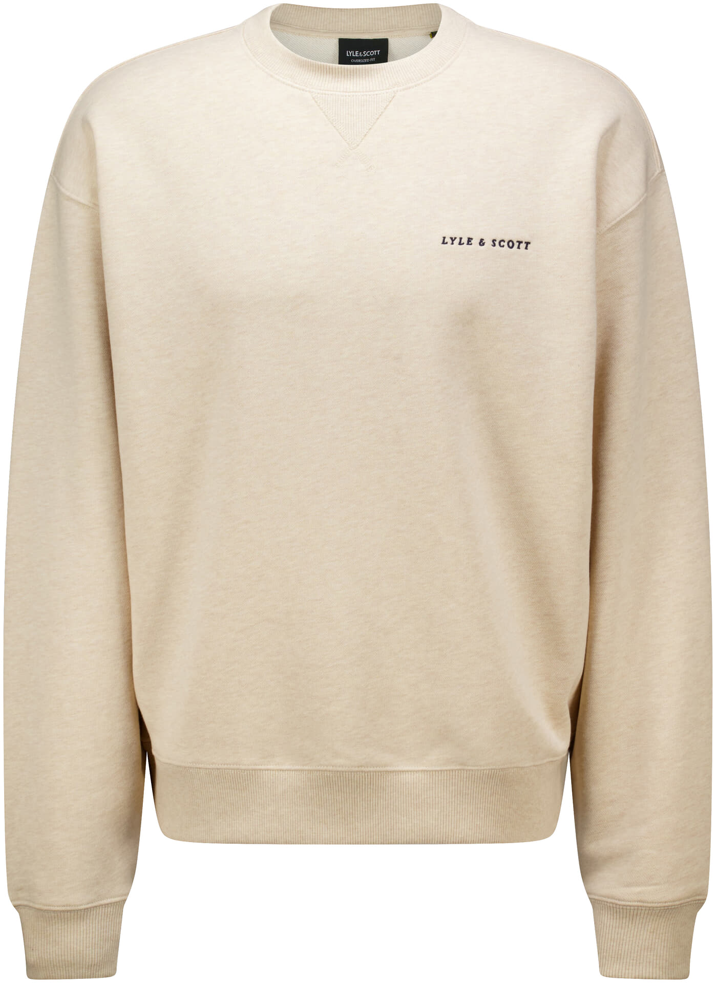 Lyle & Scott Sweater Script Crewneck Off White