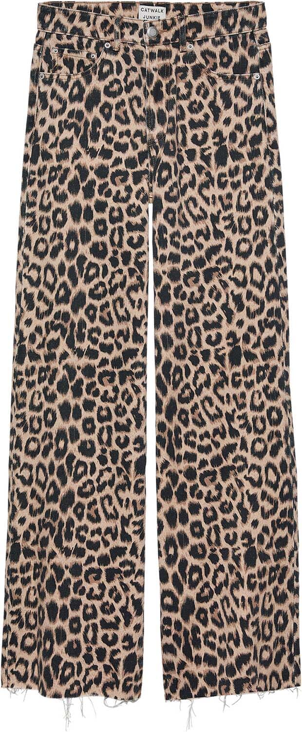 Catwalk Junkie Jeans Leopard Beige