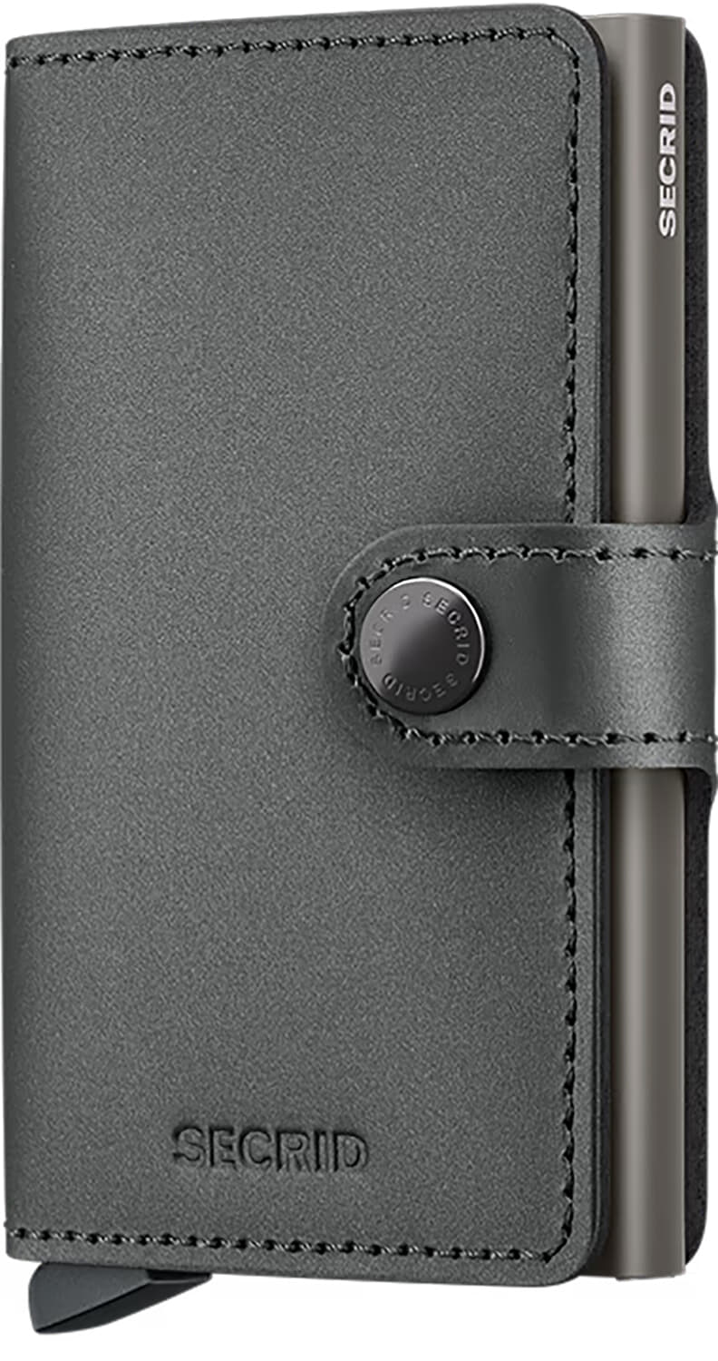 Secrid Miniwallet Matte Satin Antraciet