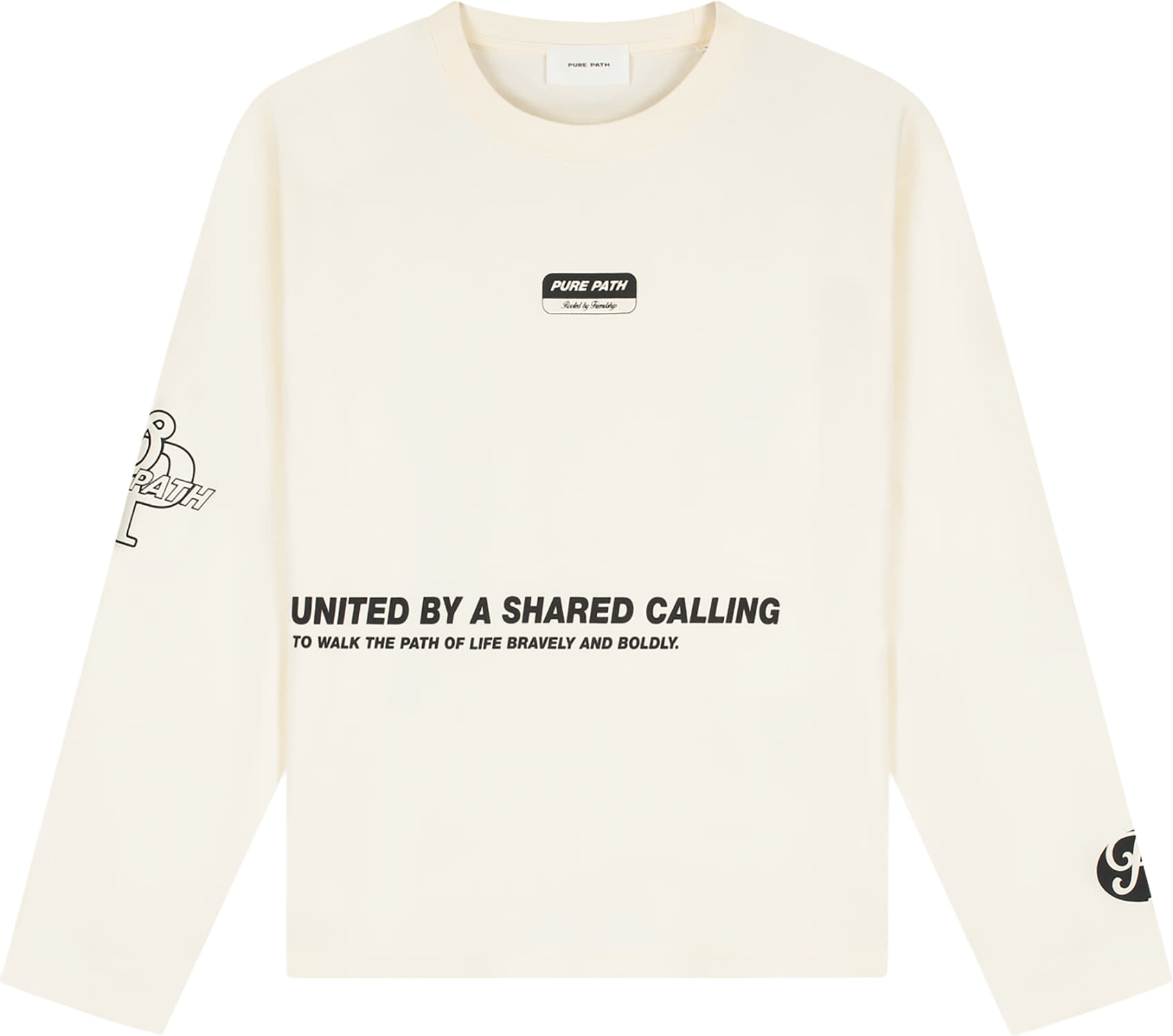 Pure Path T-shirt United Longsleeve  Beige