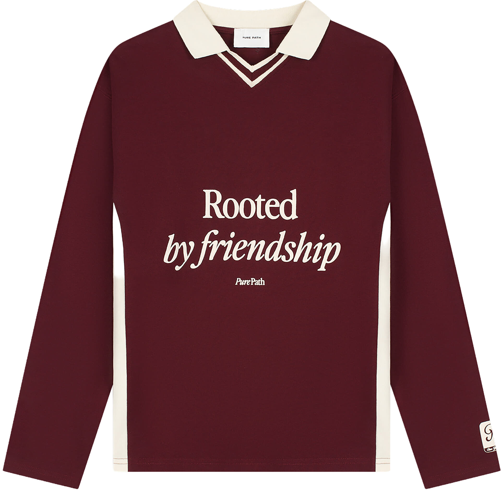 Pure Path Rugby Contrast Bordeaux Rood