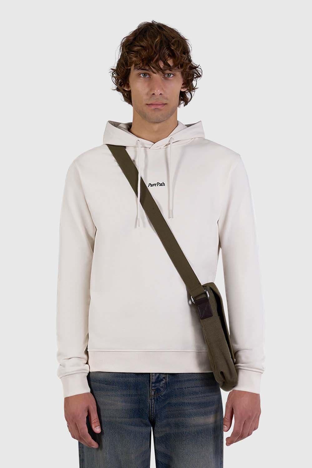 Pure Path Hoodie Rooted by Friendship  Beige
