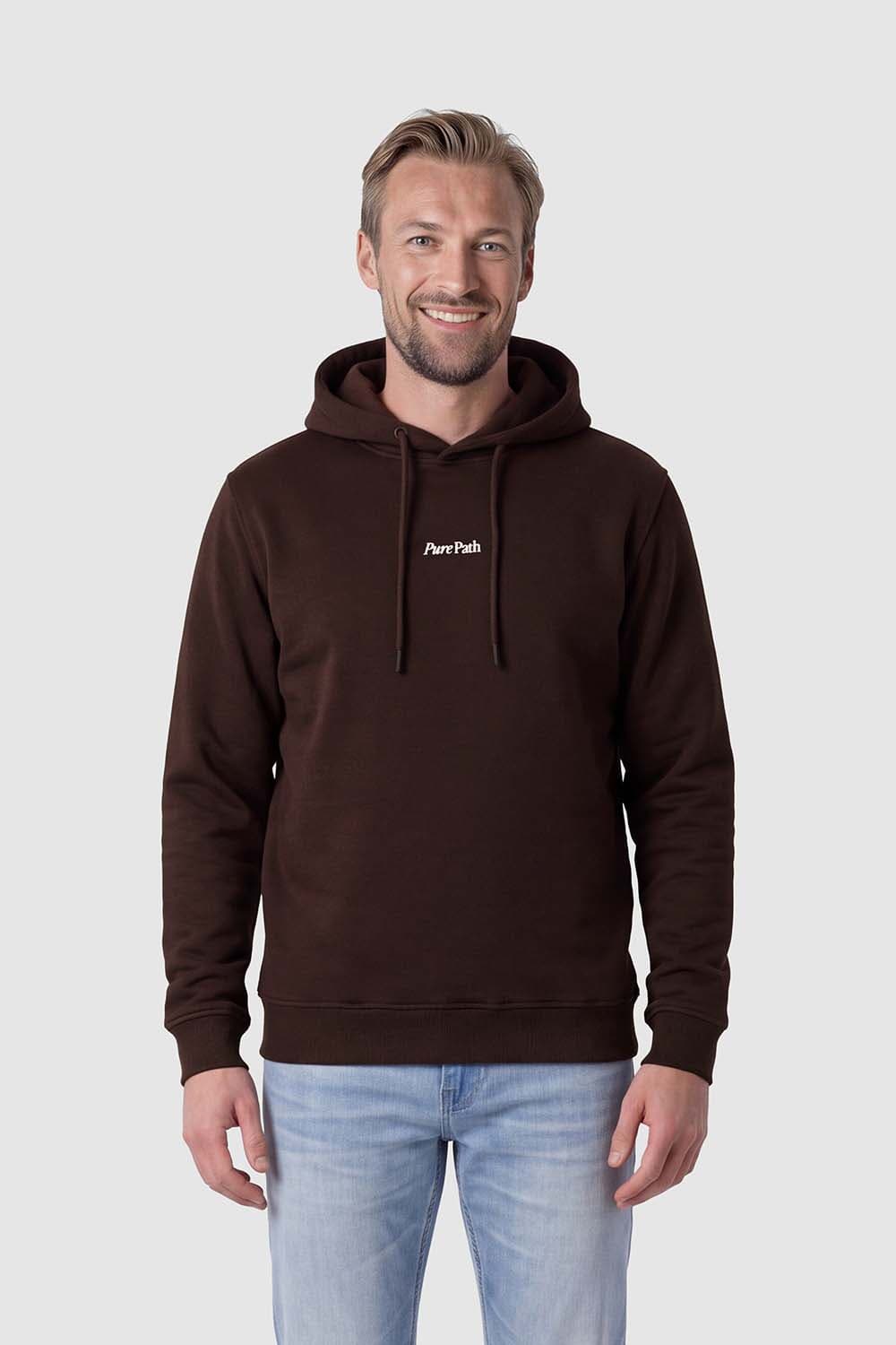Pure Path Hoodie Landscape  Bruin