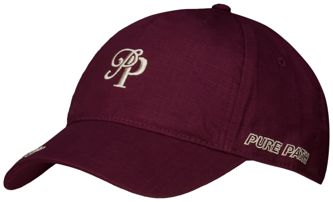 Pure Path Cap All-over  Bordeaux Rood
