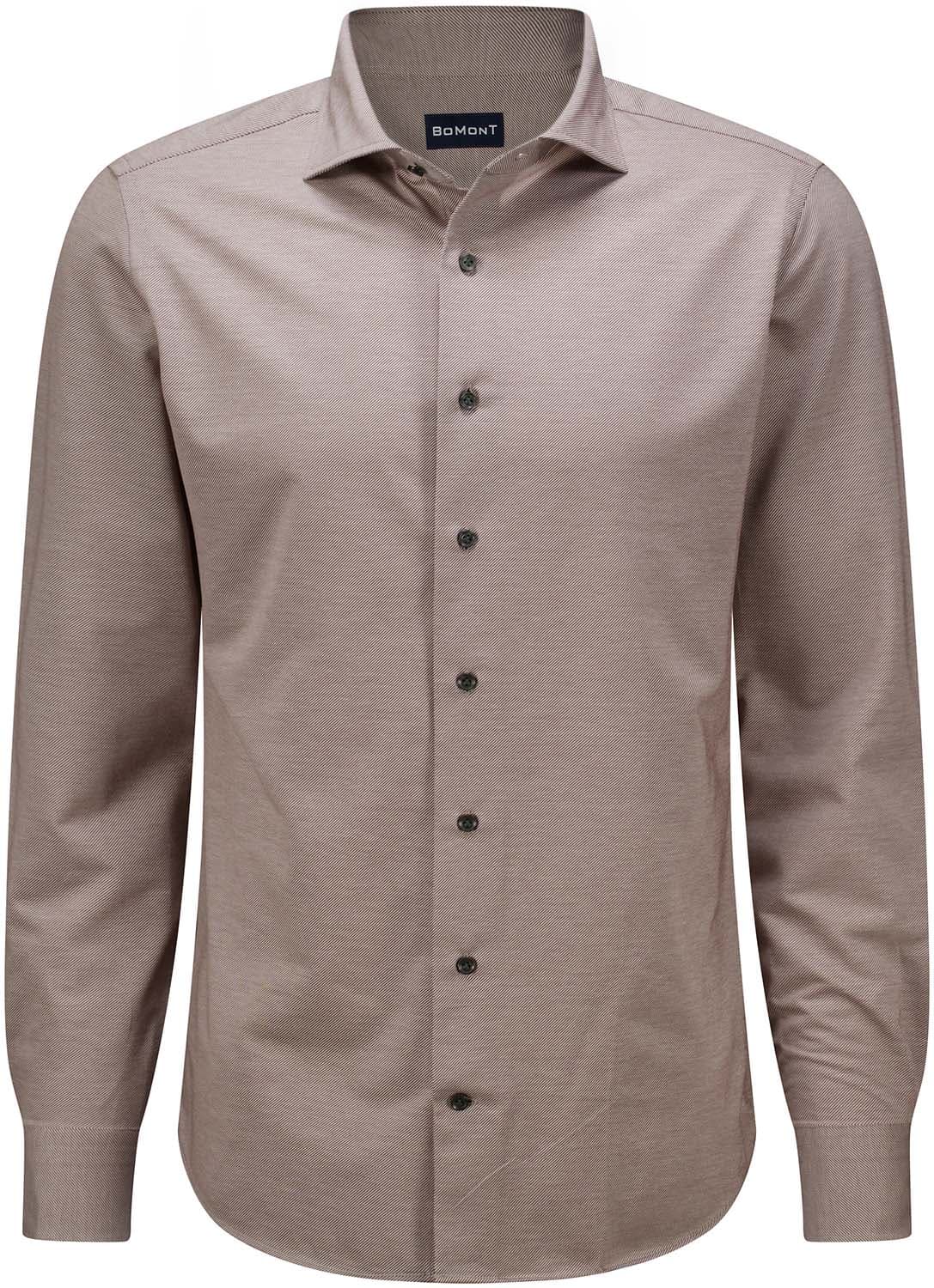 Bomont Overhemd George Compact Twill Bruin