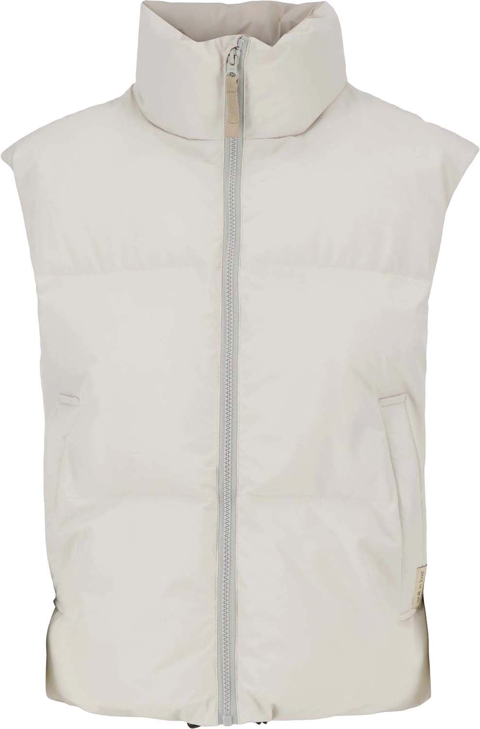 Zusss Bodywarmer kort bulky Off White