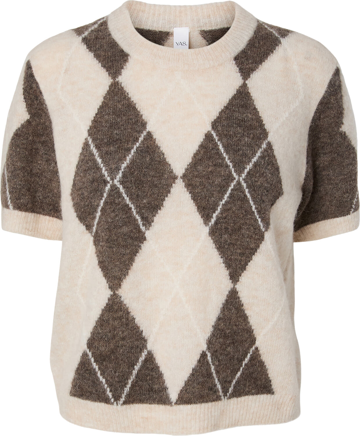 Y.A.S. Trui  Johi Wol Blend  Grijs