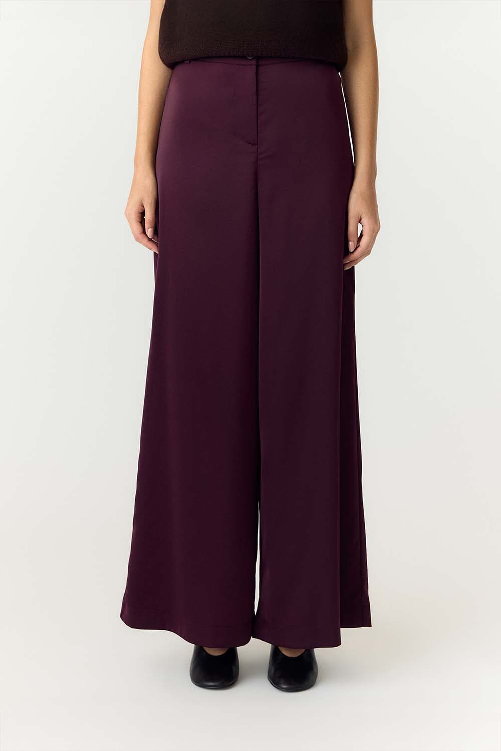 Y.A.S. Broek Pelana HW Palazzo Bordeaux Rood