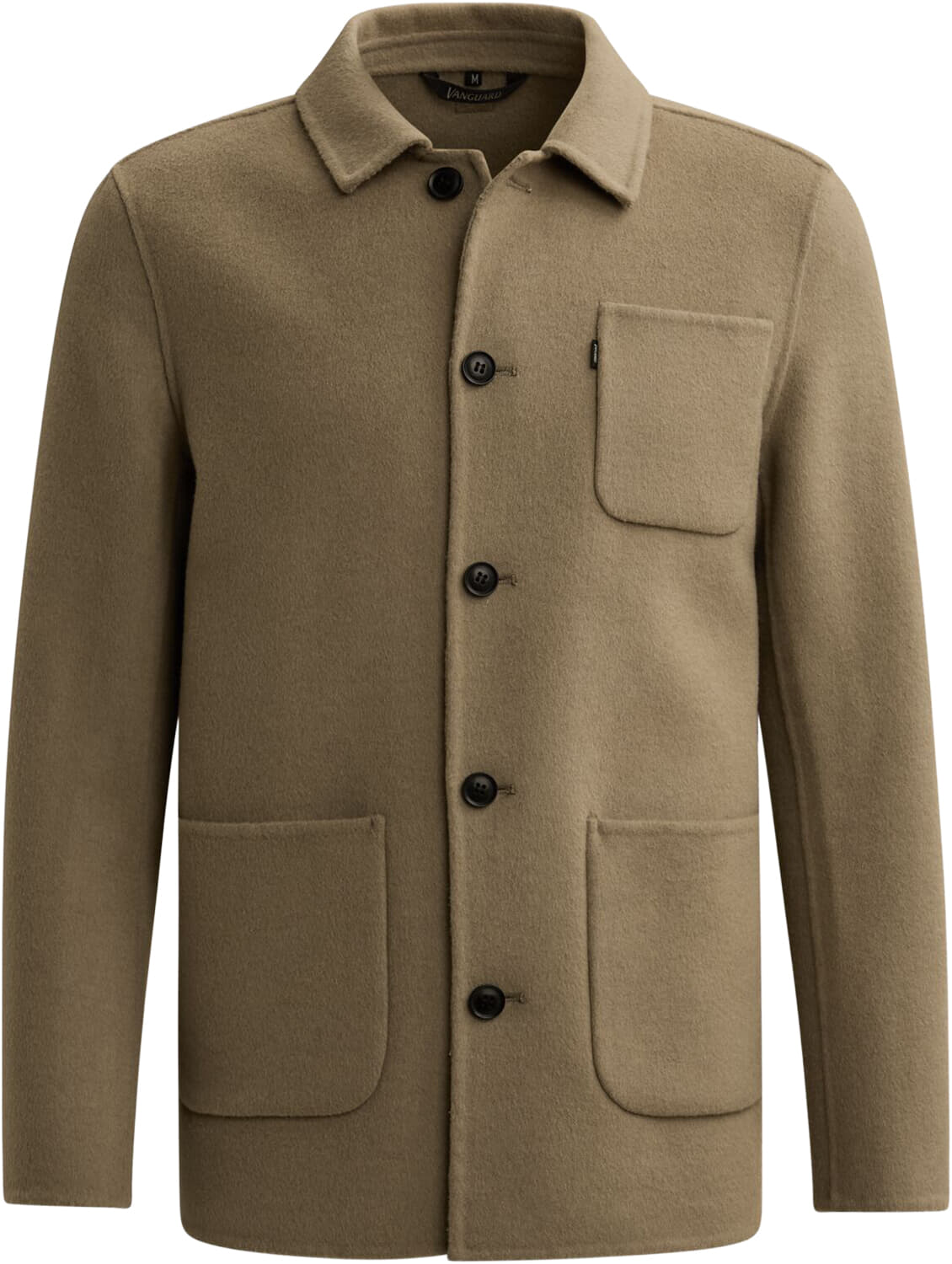 Vanguard Blazer Shacket Wol Blend  Beige