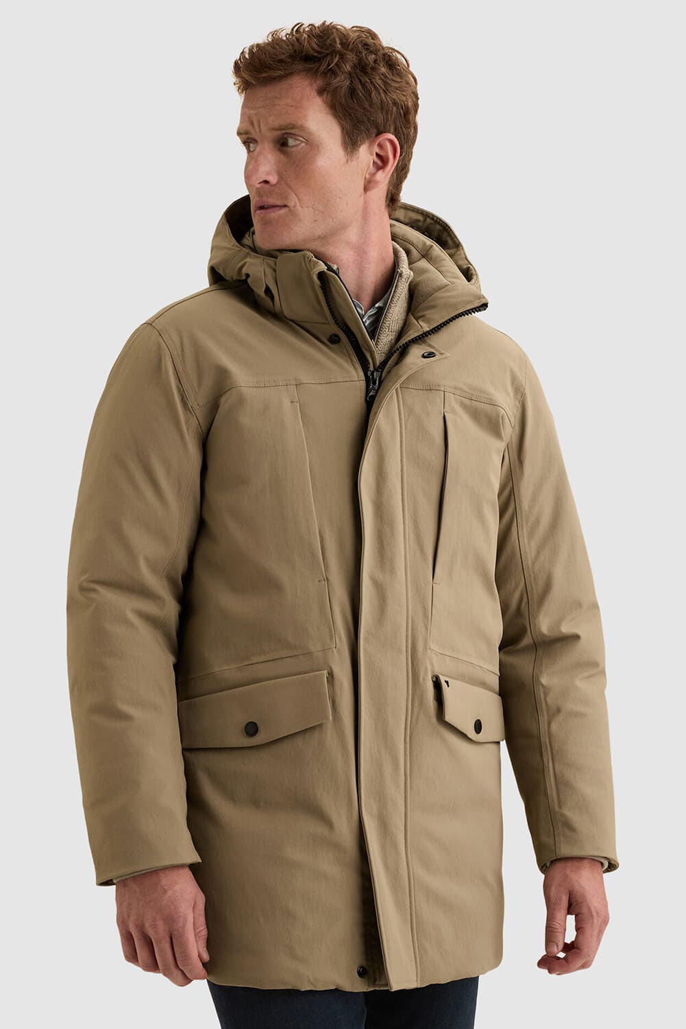 Vanguard Jacket WRINCK STRETCH Wheelri Beige