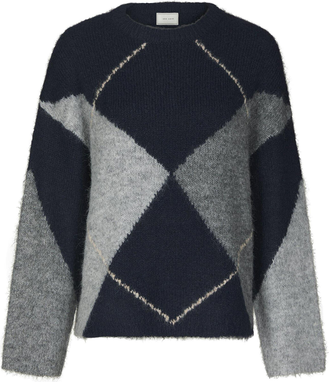 Neo Noir Trui Inga Fluff Navy