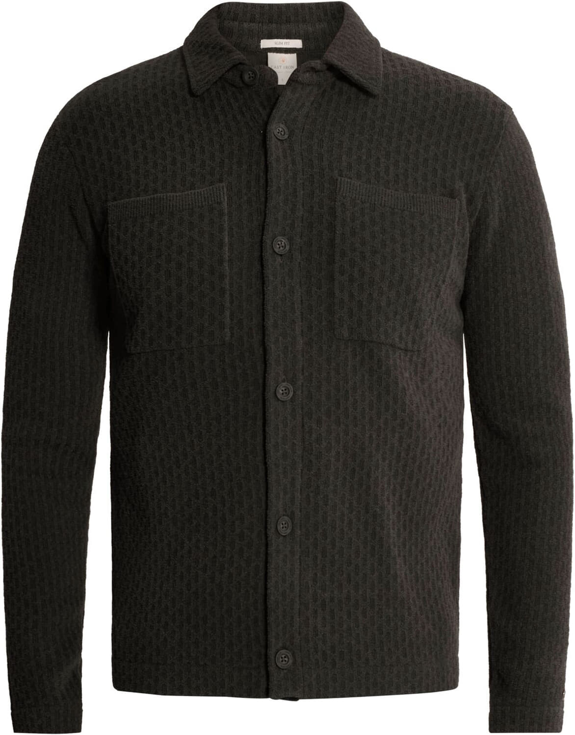 Cast Iron Vest Button soft blend slimfit  Grijs