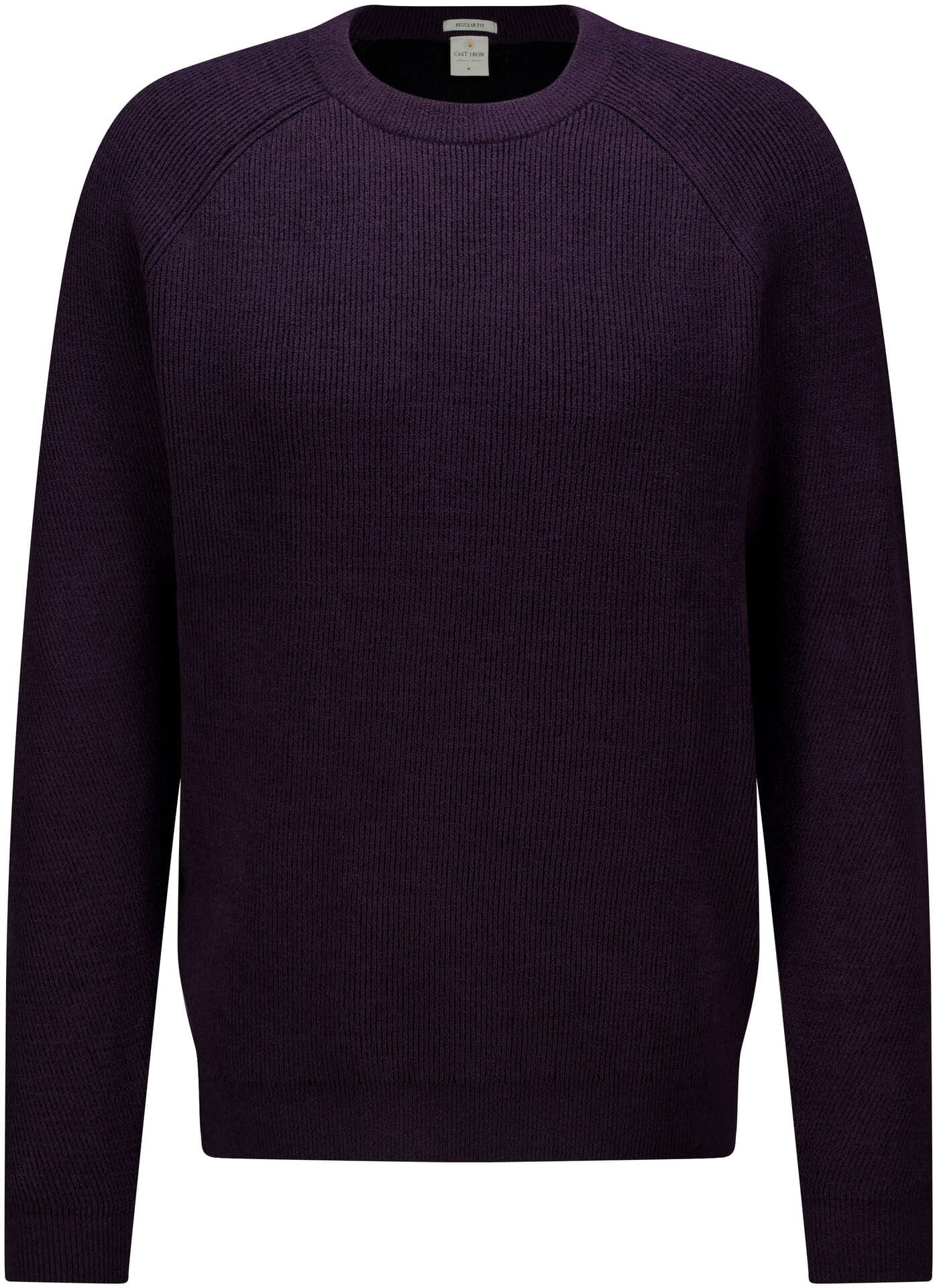 Cast Iron Trui regular fit soft blend Grijs