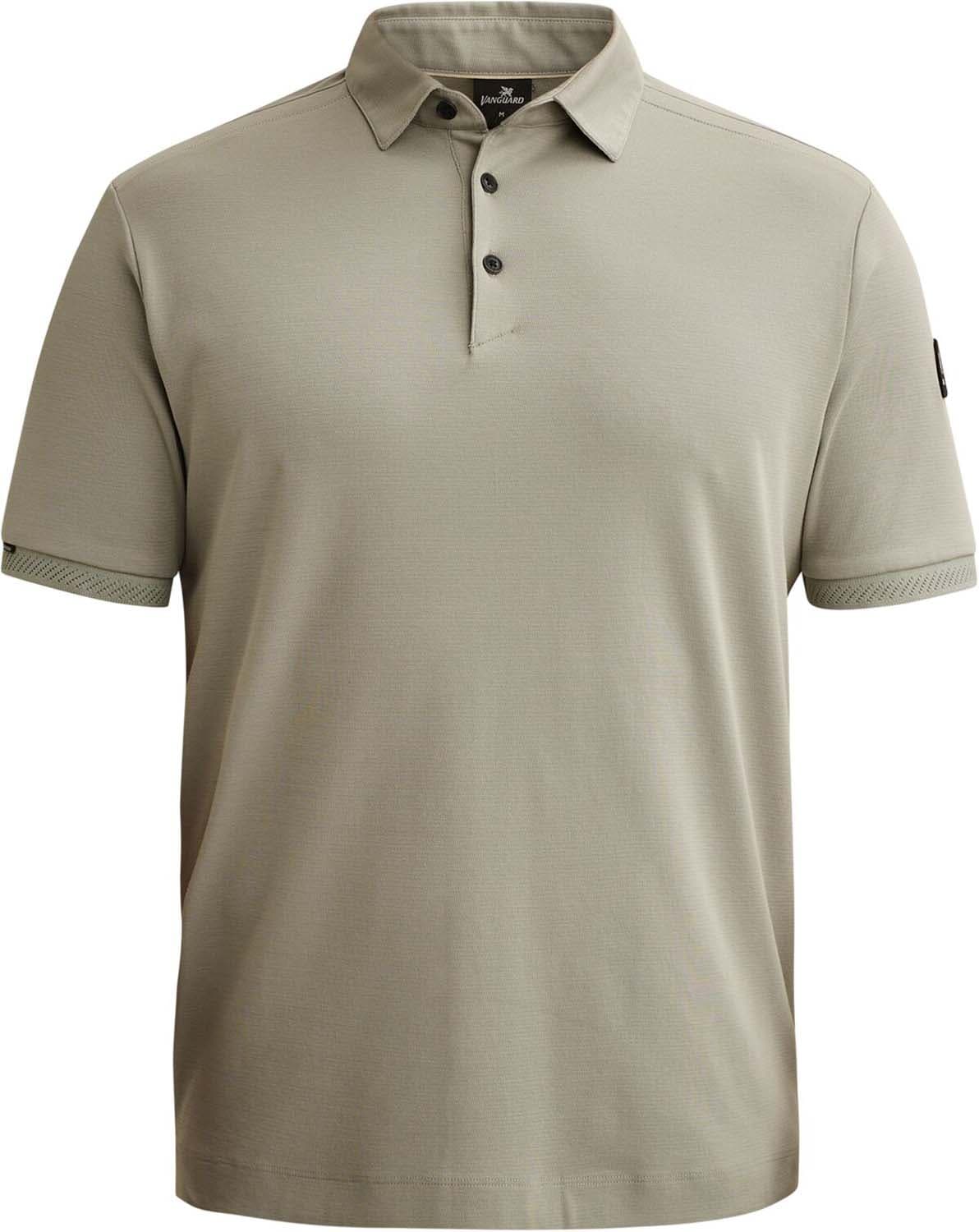 Vanguard Short sleeve polo raschel interloc Groen