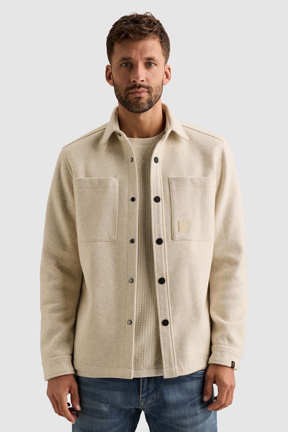 Pme Legend Overhemd Melange look Beige