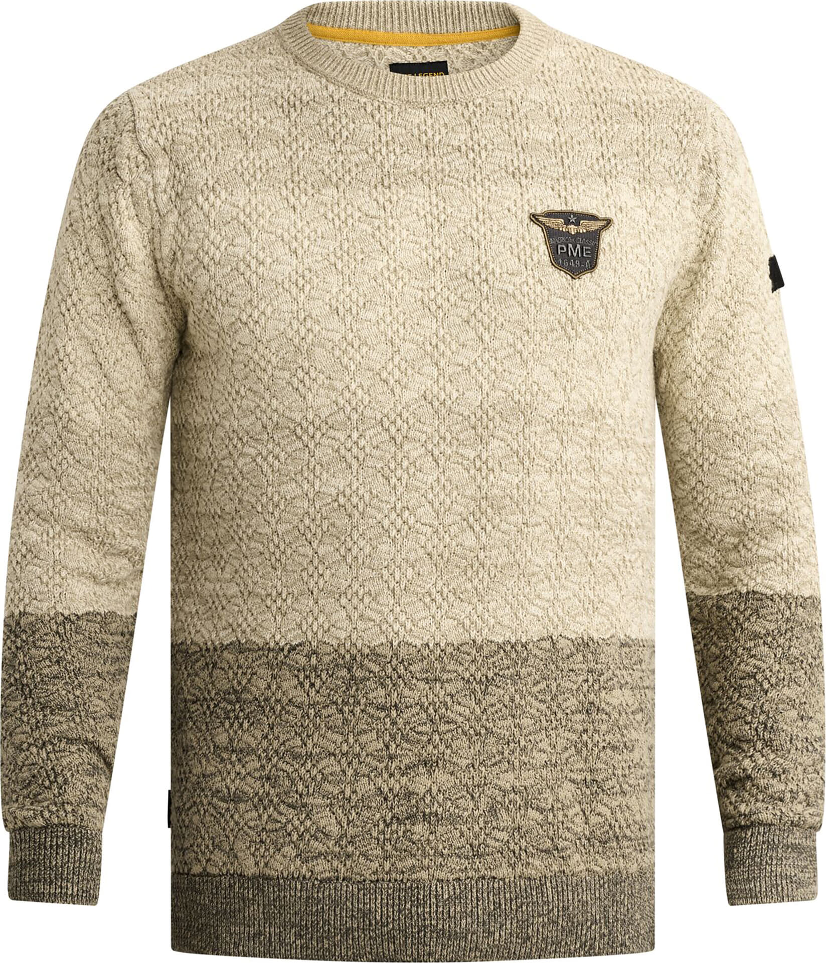 Pme Legend Gebreide Trui Gradient Beige