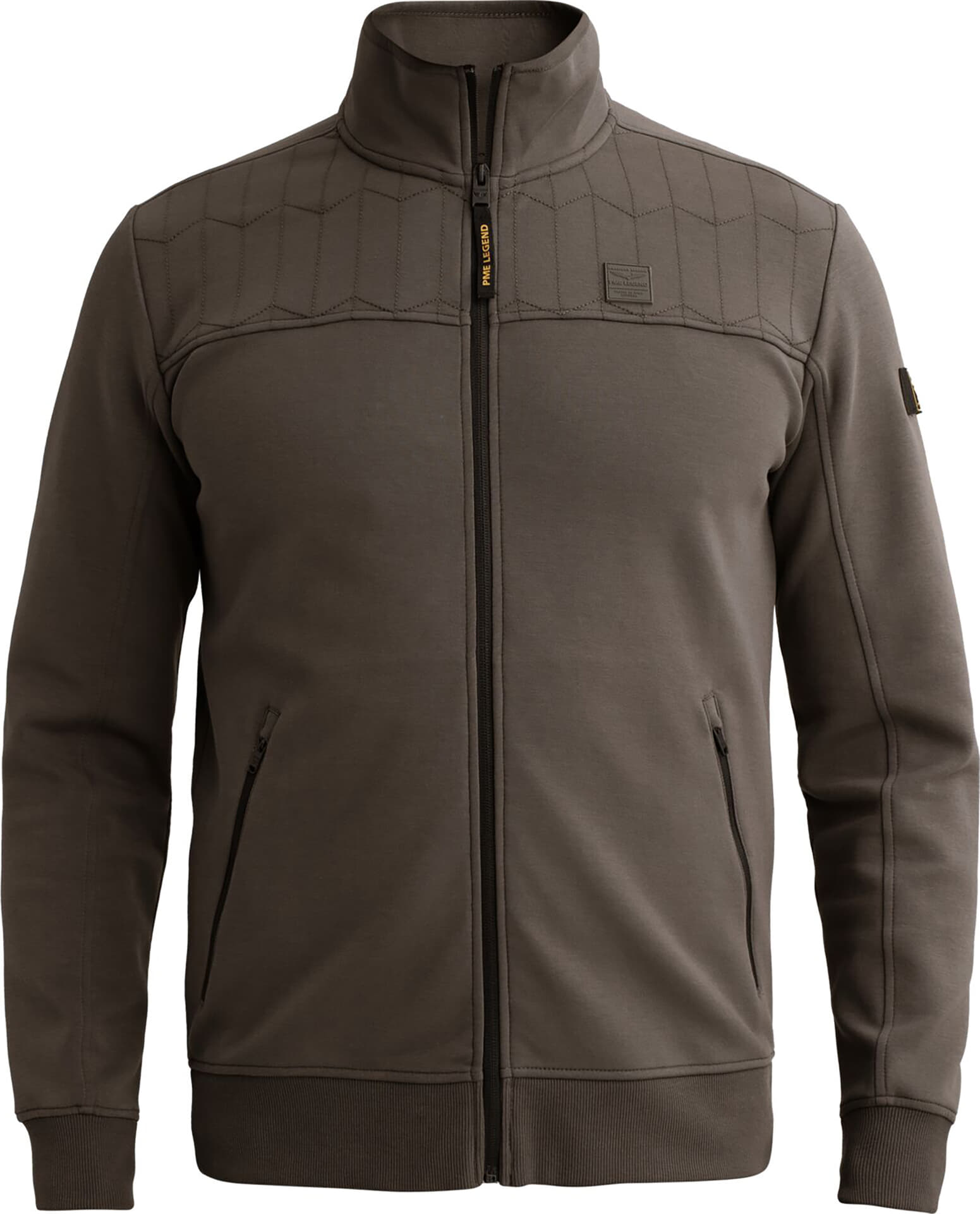 Pme Legend Sweatvest Interlock gequilt patroon Army
