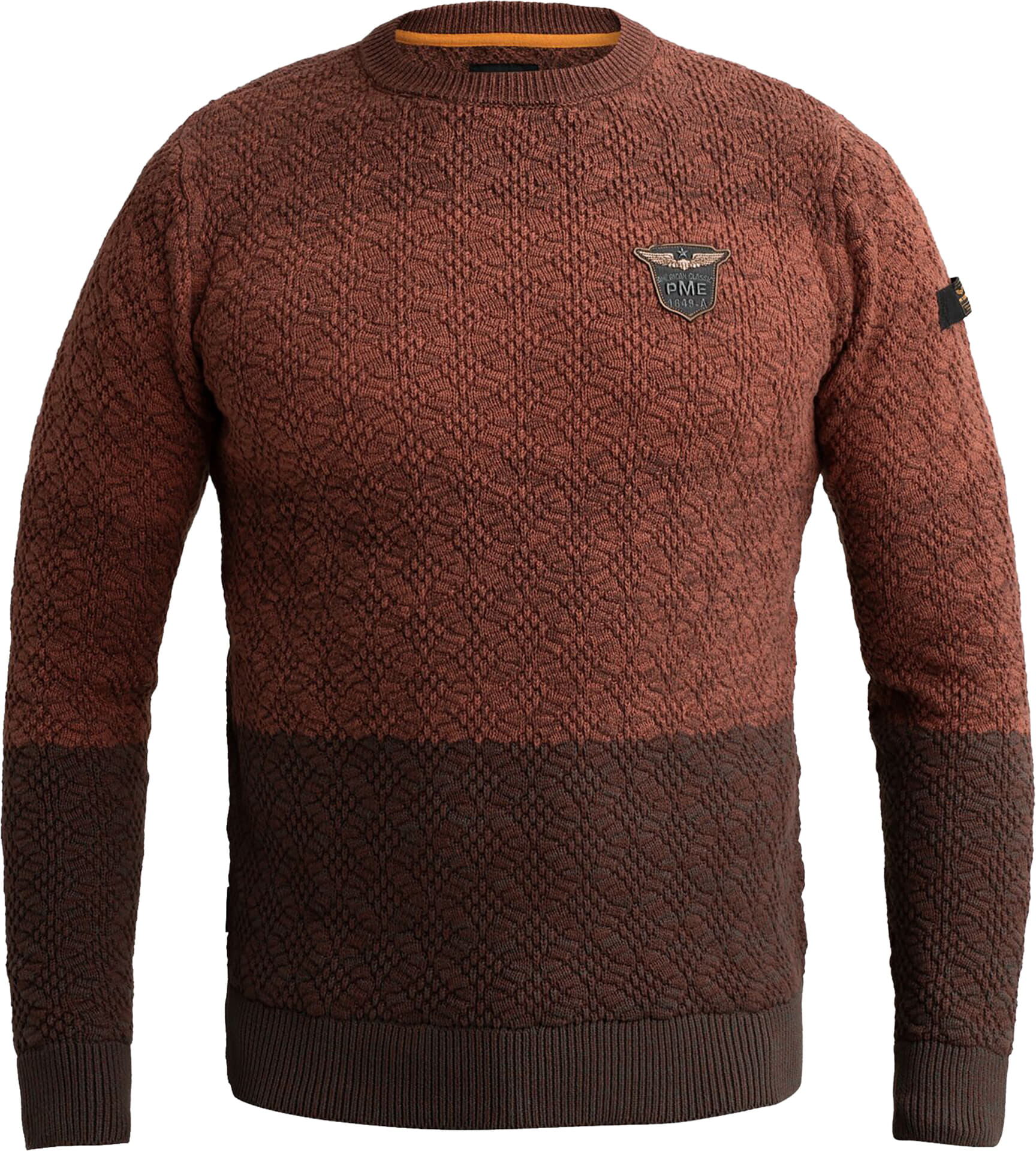 Pme Legend Gebreide Trui Gradient Bruin