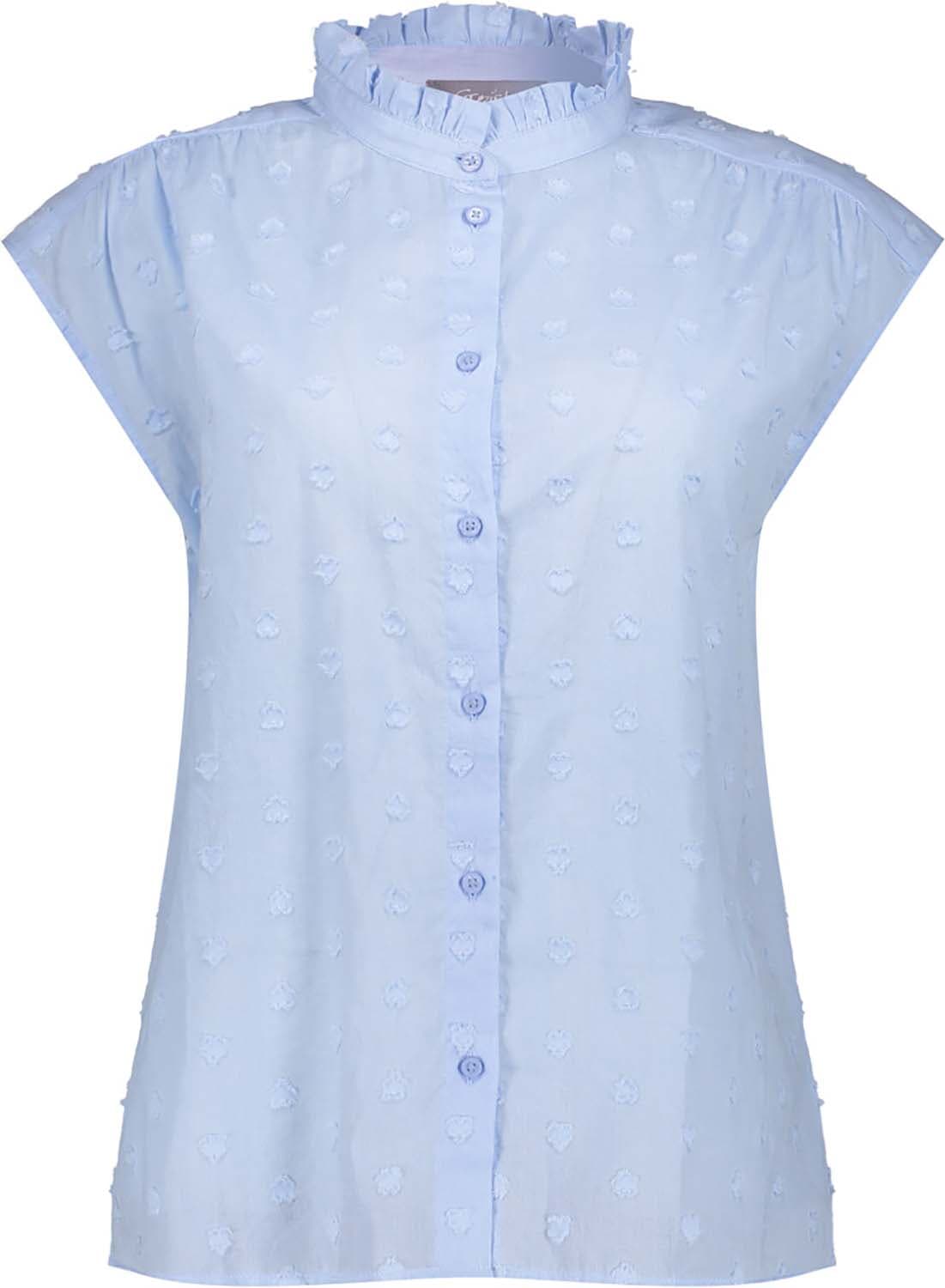 Geisha Blouse hearts sleeveless Hemelsblauw