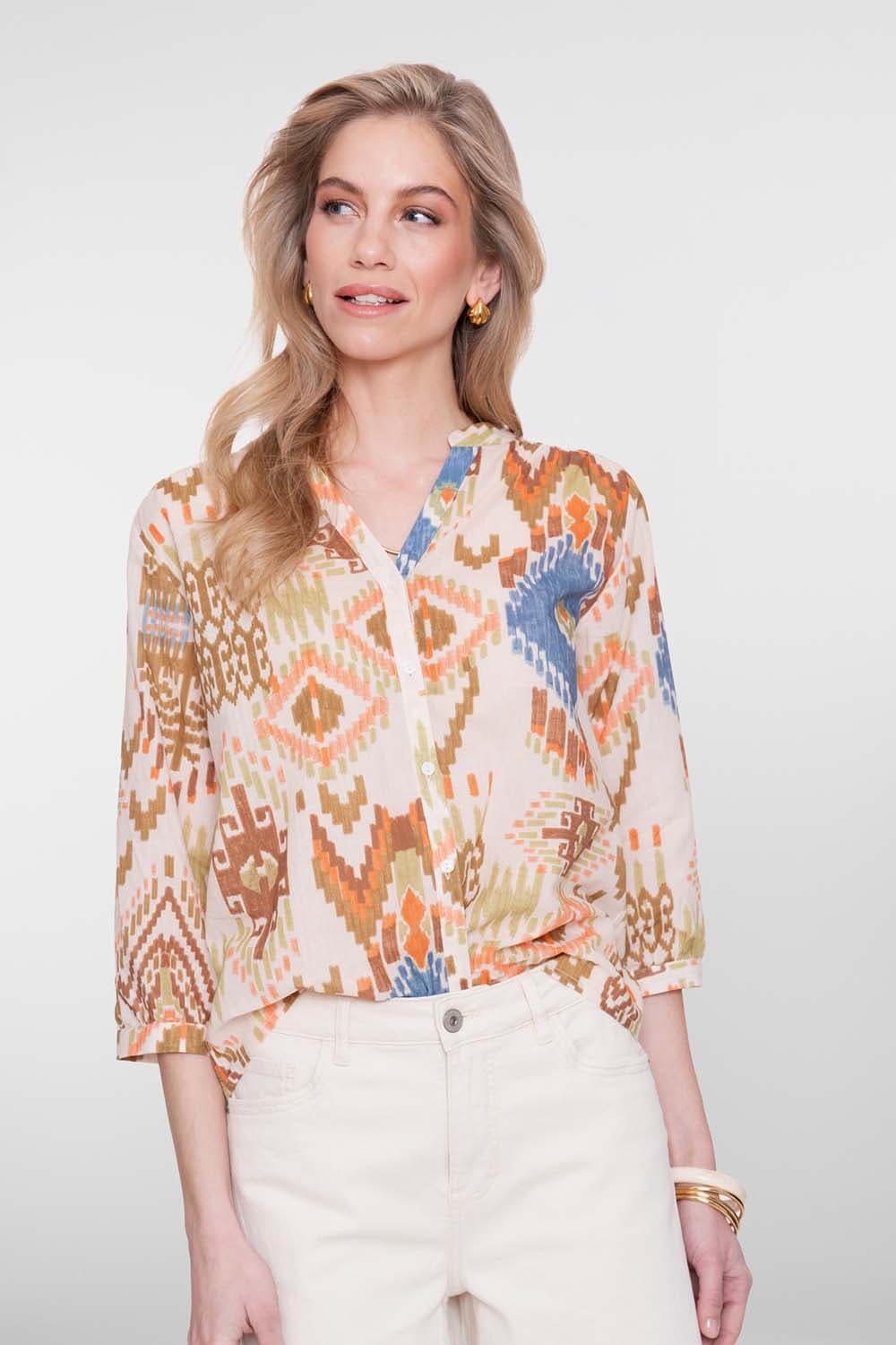 Geisha Blouse  Camel
