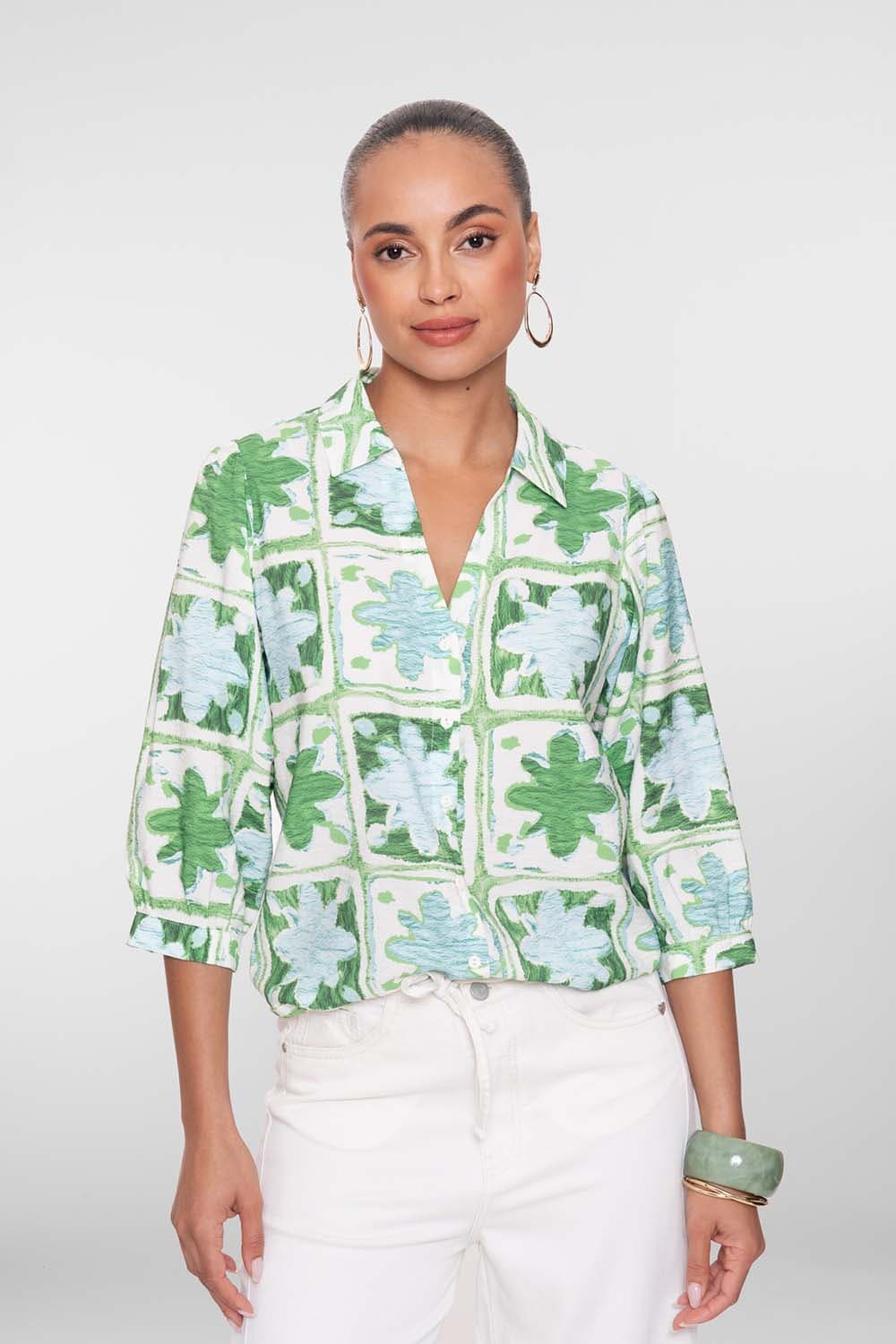 Geisha Blouse Groen