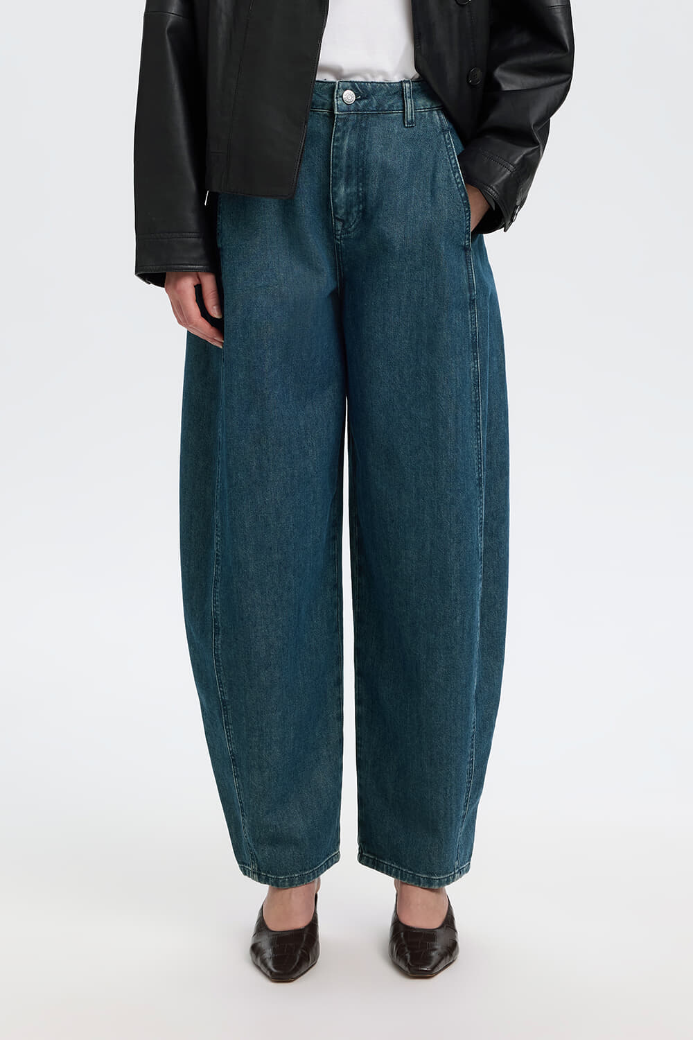 Selected Femme Jeans Bella Barrel Relaxed Fit Jeans