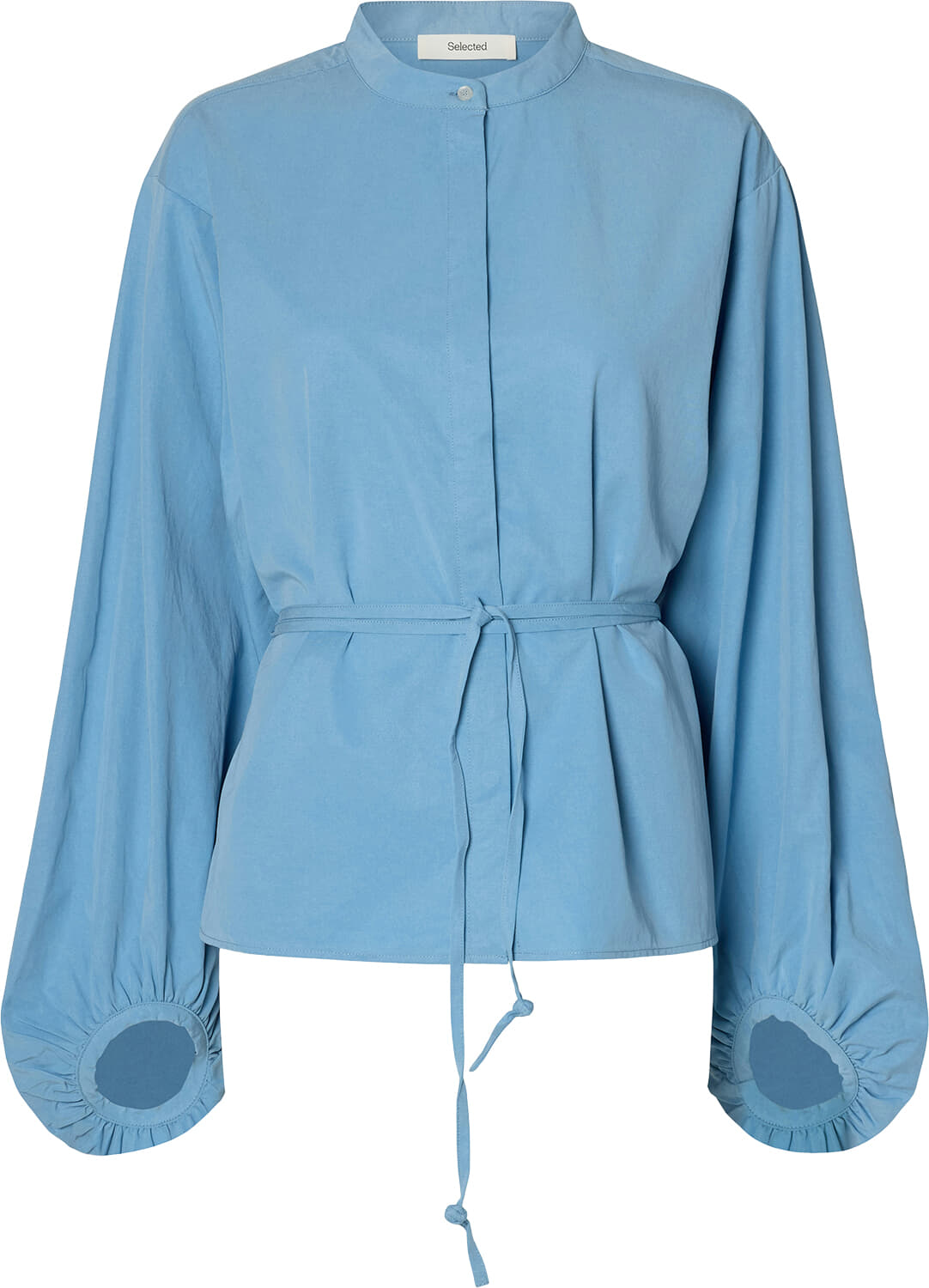 Selected Femme Blouse Talia Regular fit Blauw
