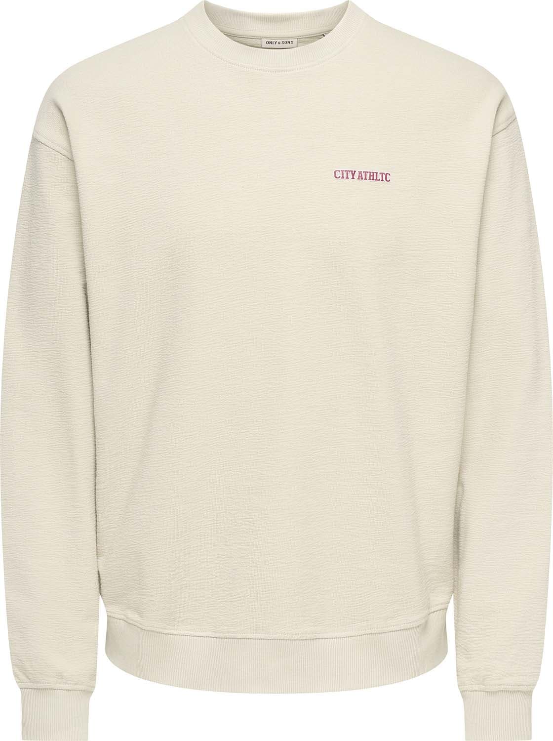 Only & Sons Longsleeve Lenny Athl Relaxed Grijs