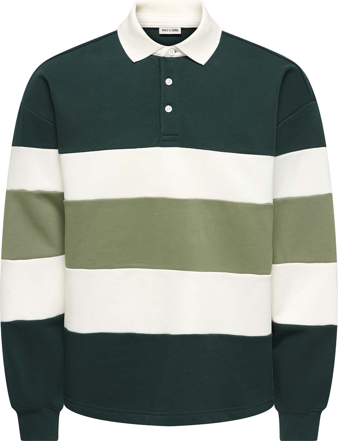 Only & Sons Rugby Benedict Sweat Groen