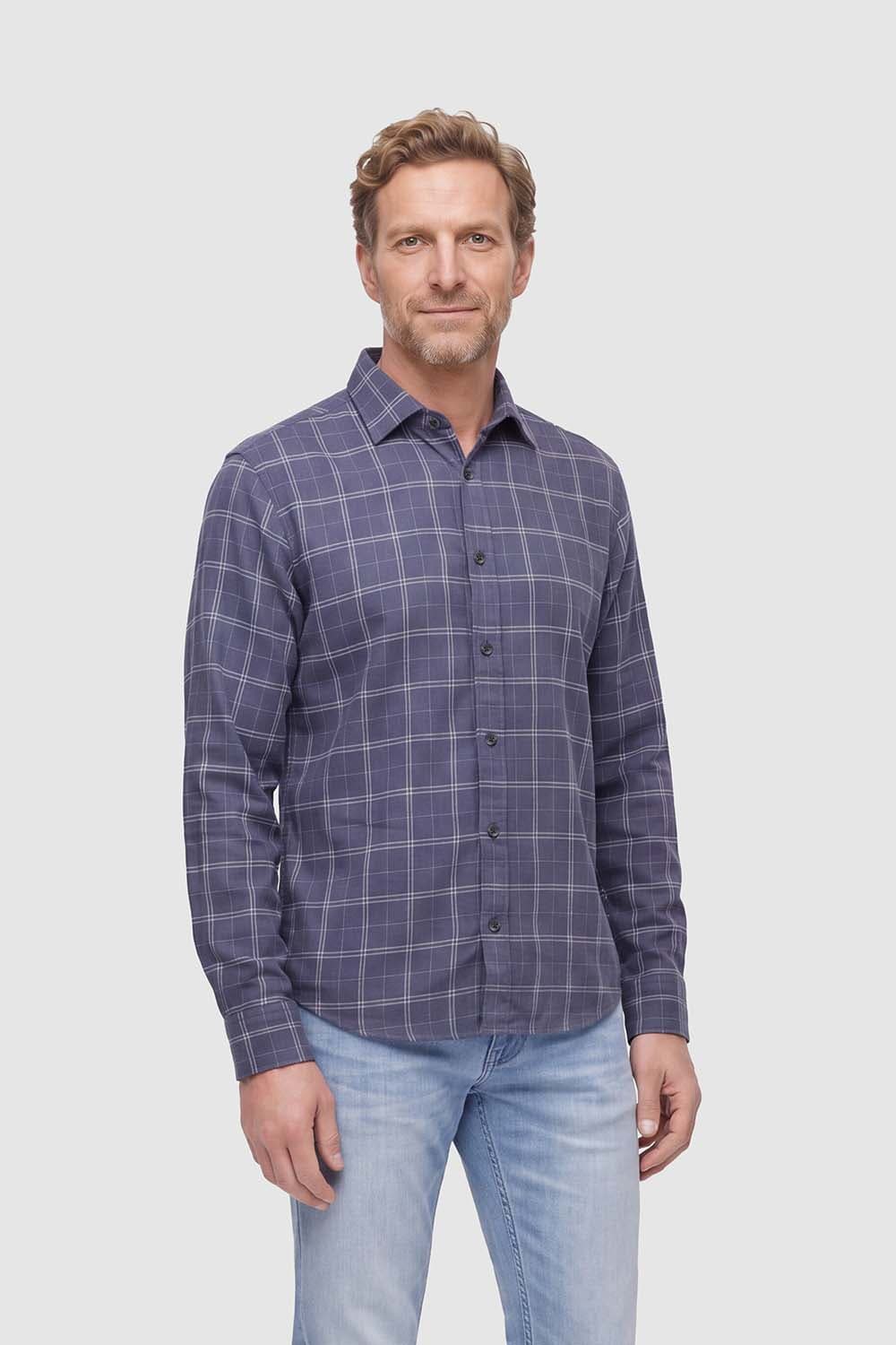 Only & Sons Overhemd Alon Slim Zilver