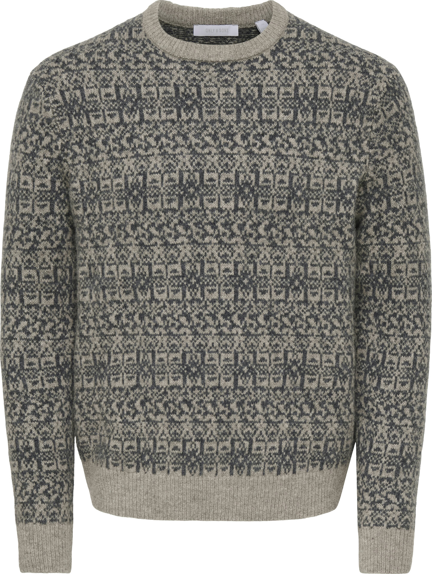 Only & Sons Trui Gebreide  Sage Nordic Regular Bruin