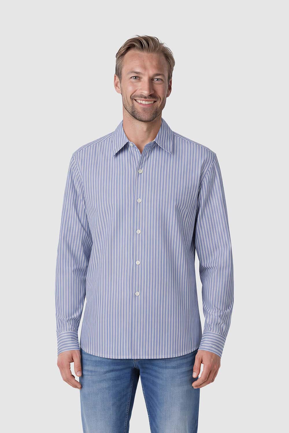Only & Sons Overhemd Opaline Relaxed Blauw