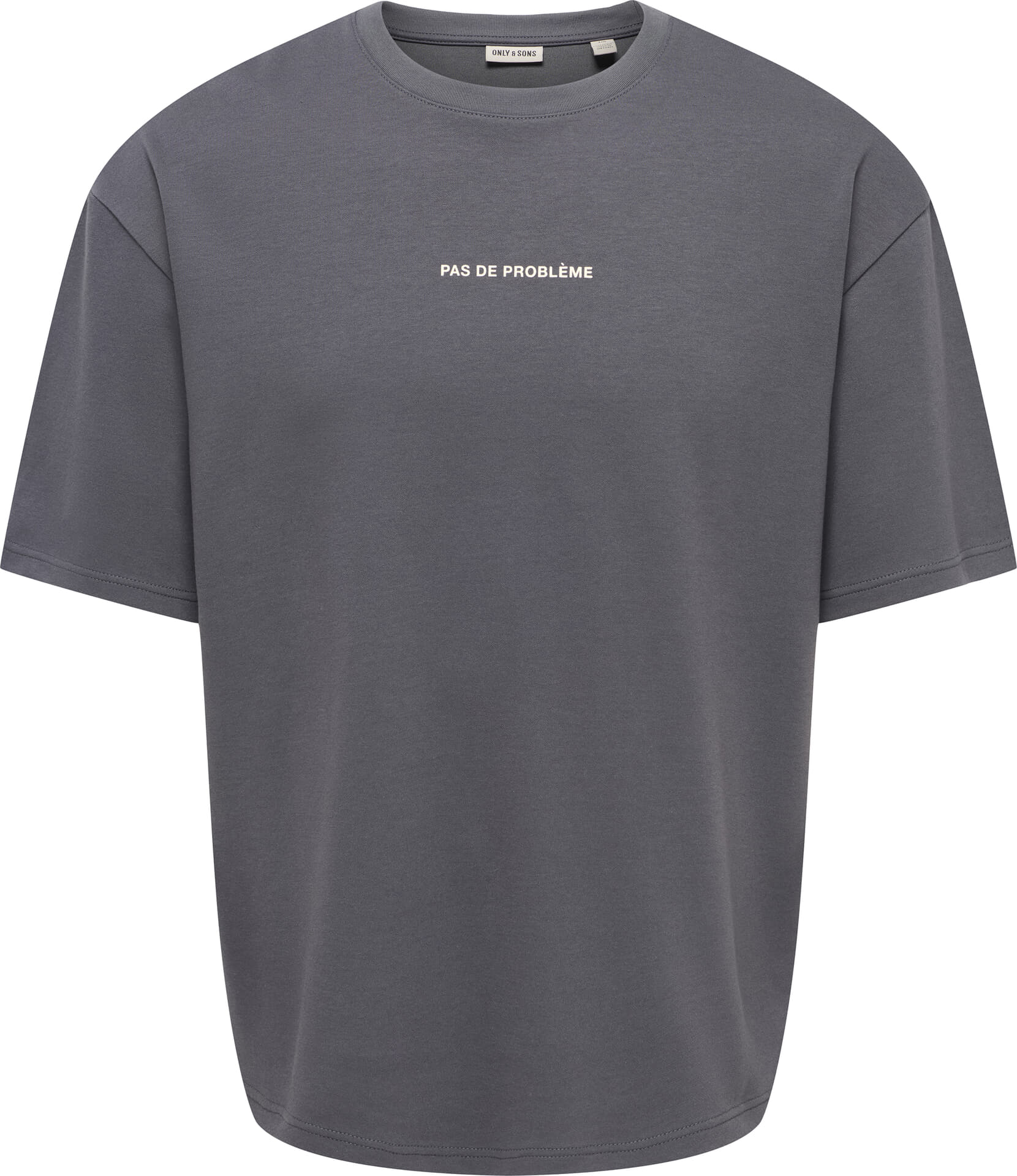 Only & Sons T-shirt Caspian Airflex Boxy Grijs