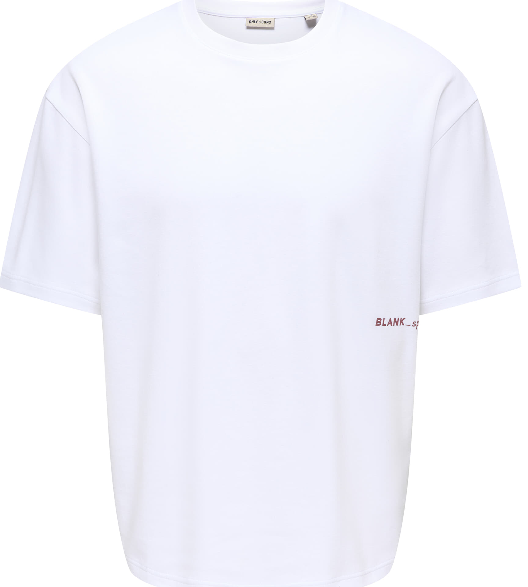 Only & Sons T-shirt Caspian Airflex Boxy Wit